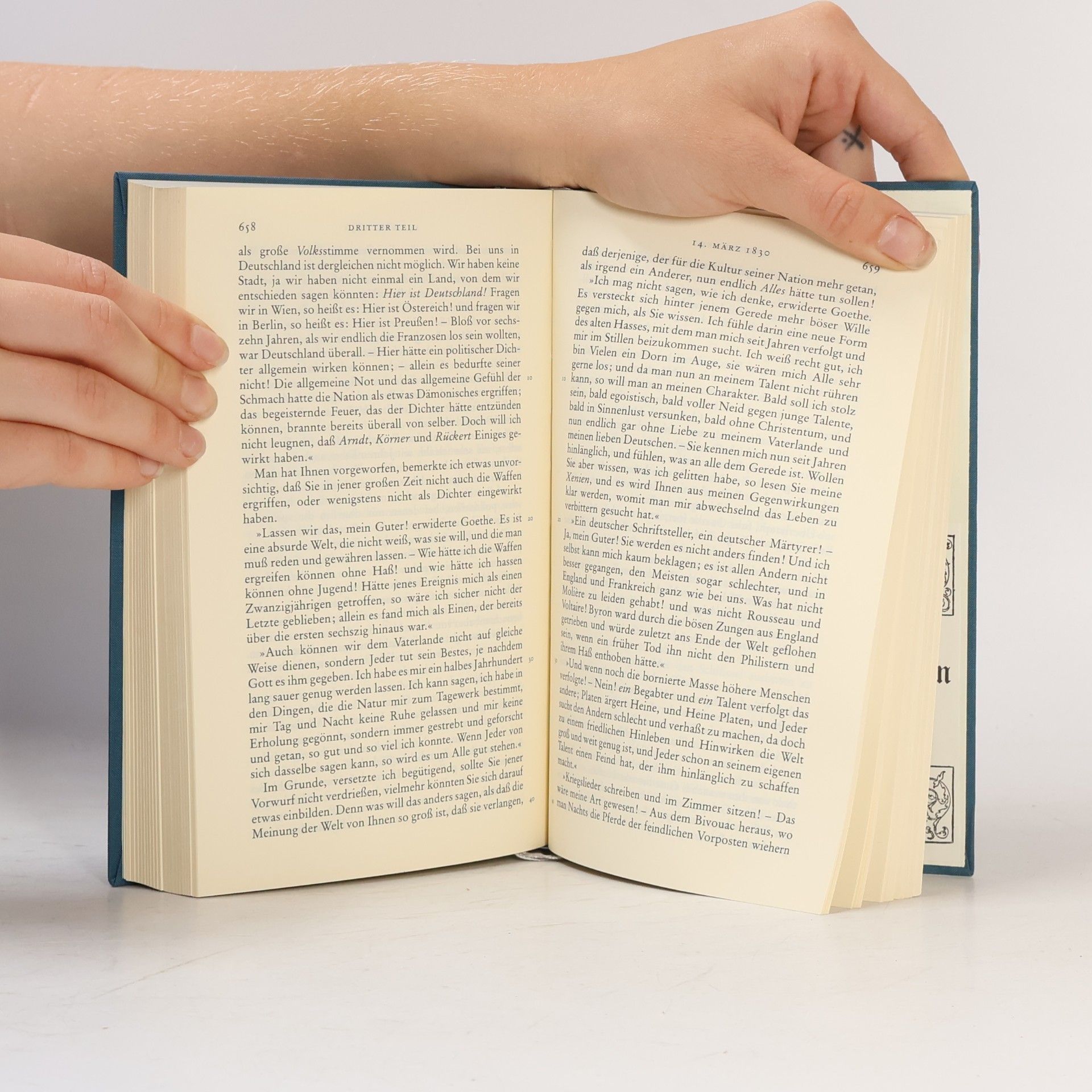 Johann Wolfgang von Goethe Gespräche mit Goethe in den letzten Jahren seines Lebens