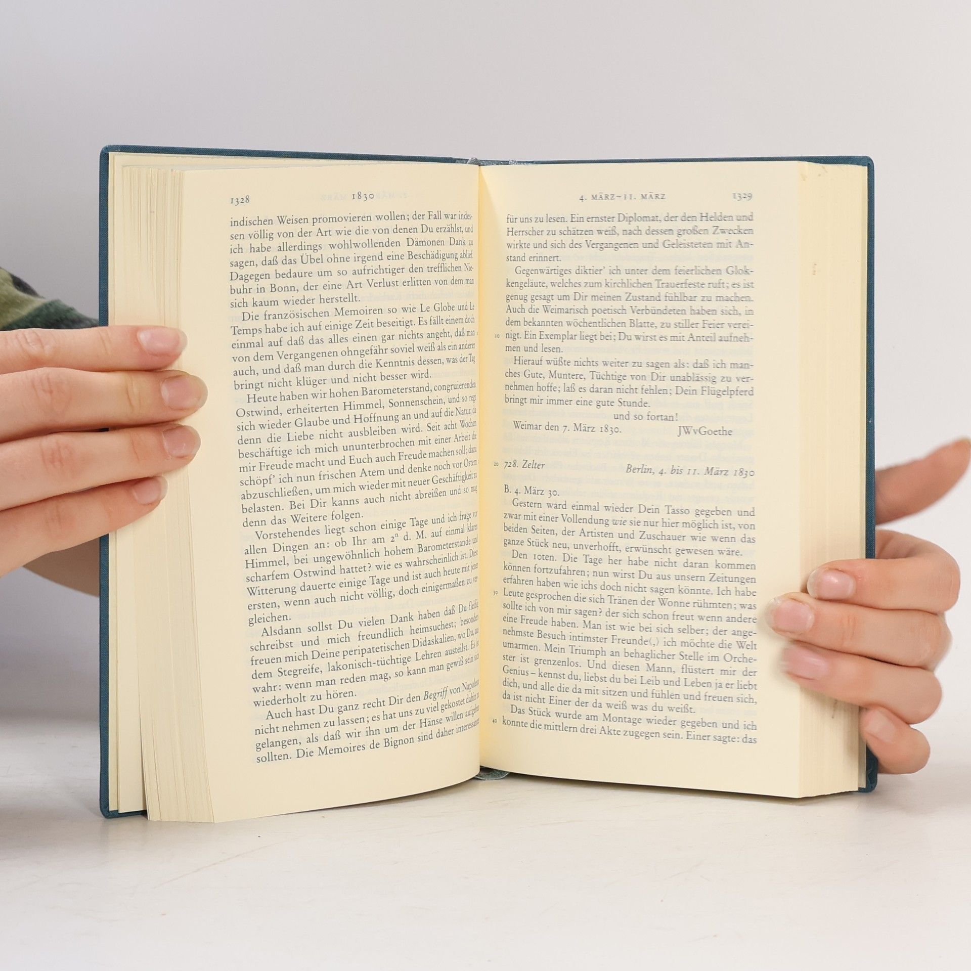 Johann Wolfgang von Goethe Briefwechsel zwischen Goethe und Zelter 20.2