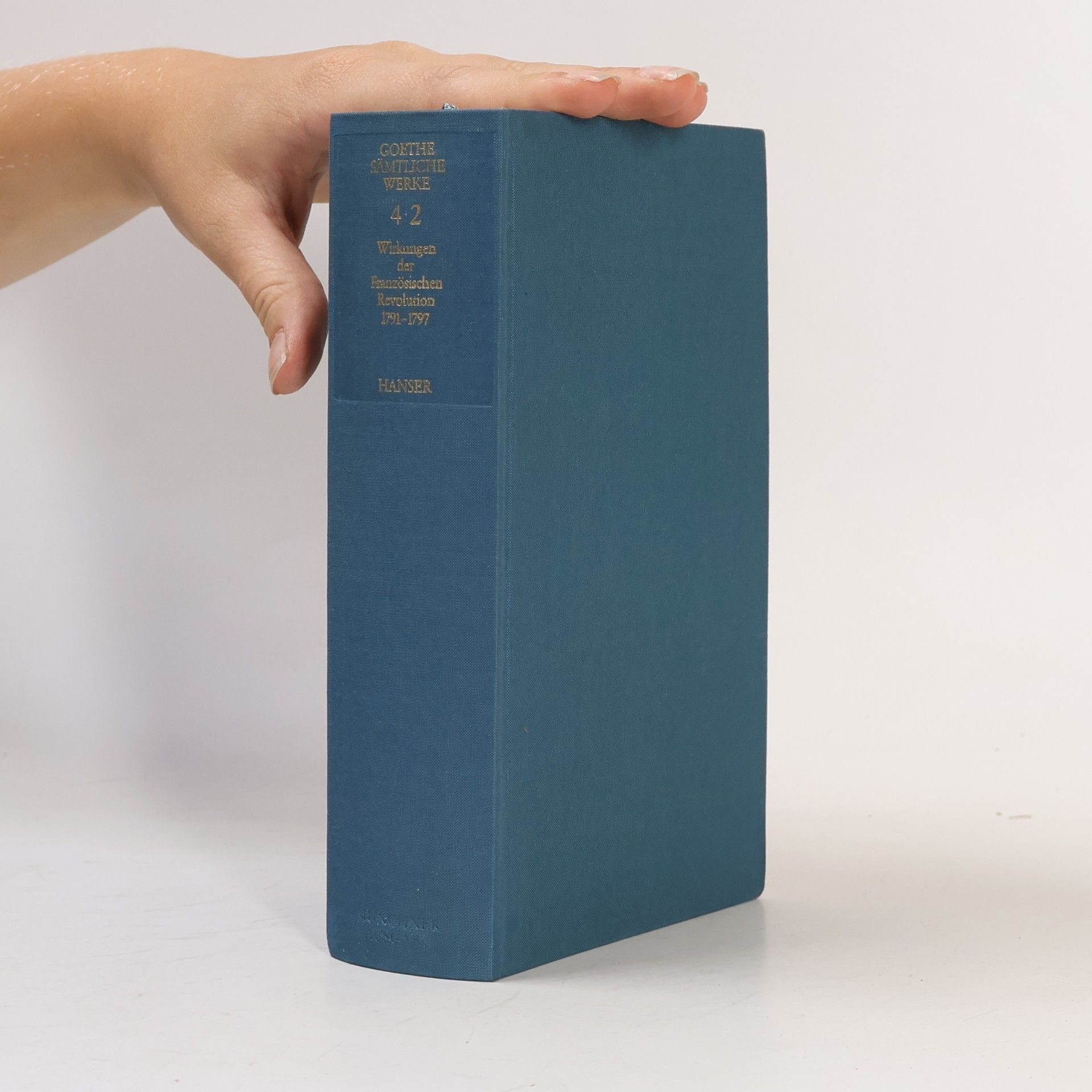 Johann Wolfgang von Goethe Sämtliche Werke nach Epochen seines Schaffens 4.2