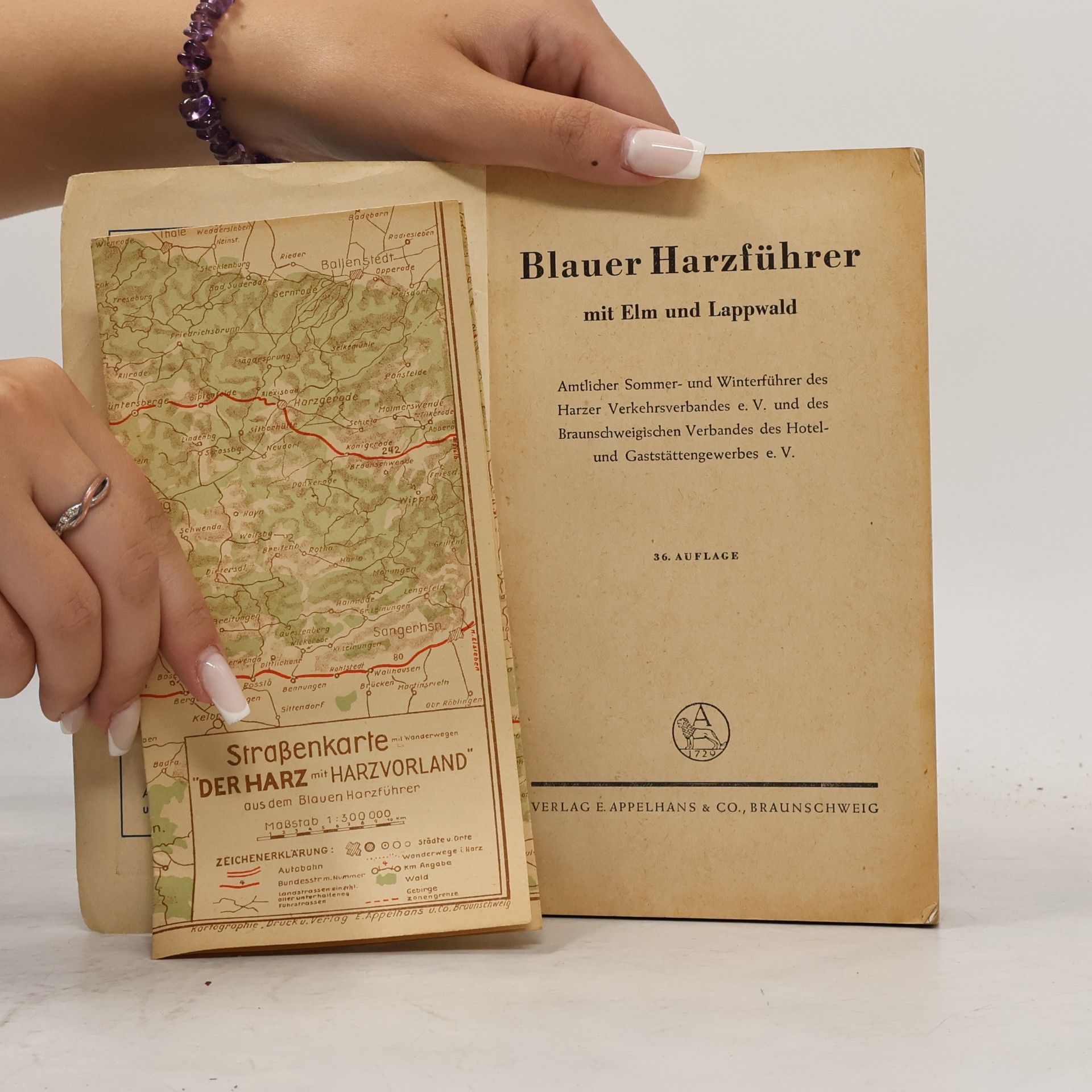 Harzer Verkehrsverein Blauer Harzführer mit Elm und Lappwald