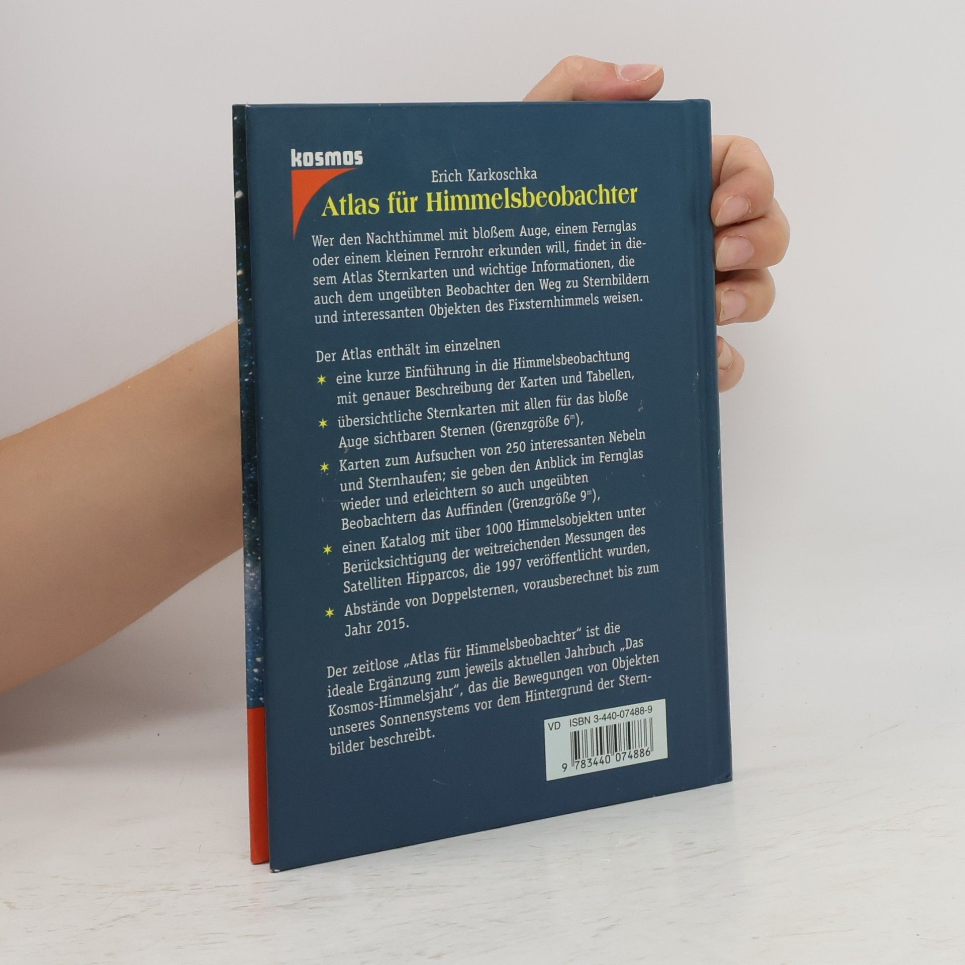 Erich Karkoschka Atlas für Himmelsbeobachter