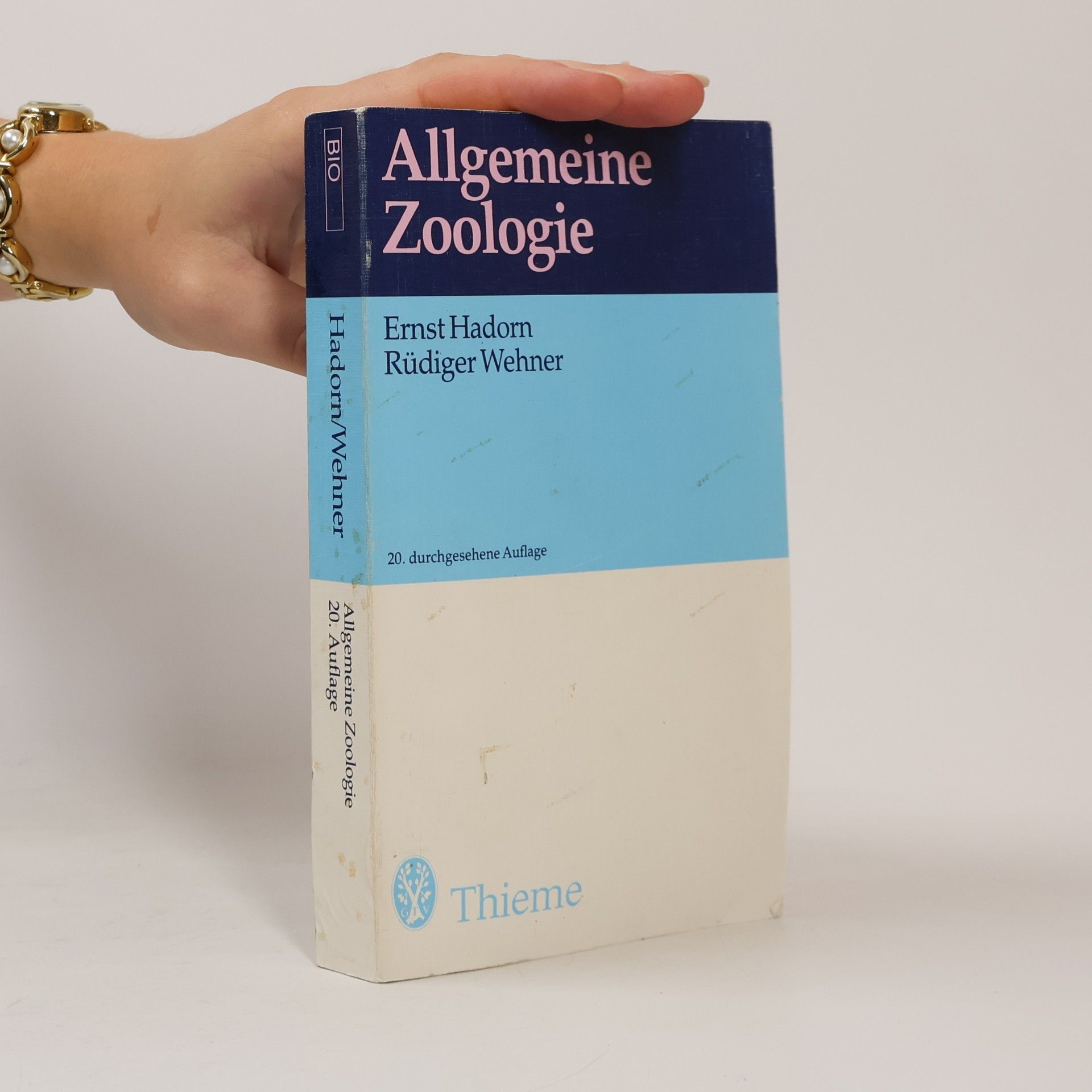 Rüdiger Wehner Allgemeine Zoologie