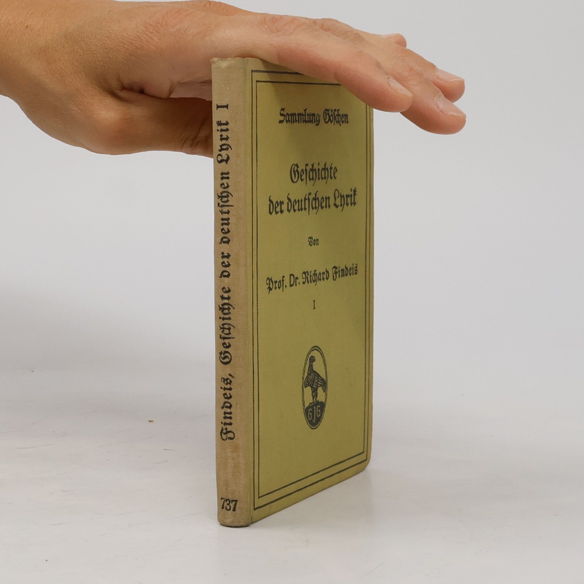 Richard Findeis Geschichte der deutschen Lyrik