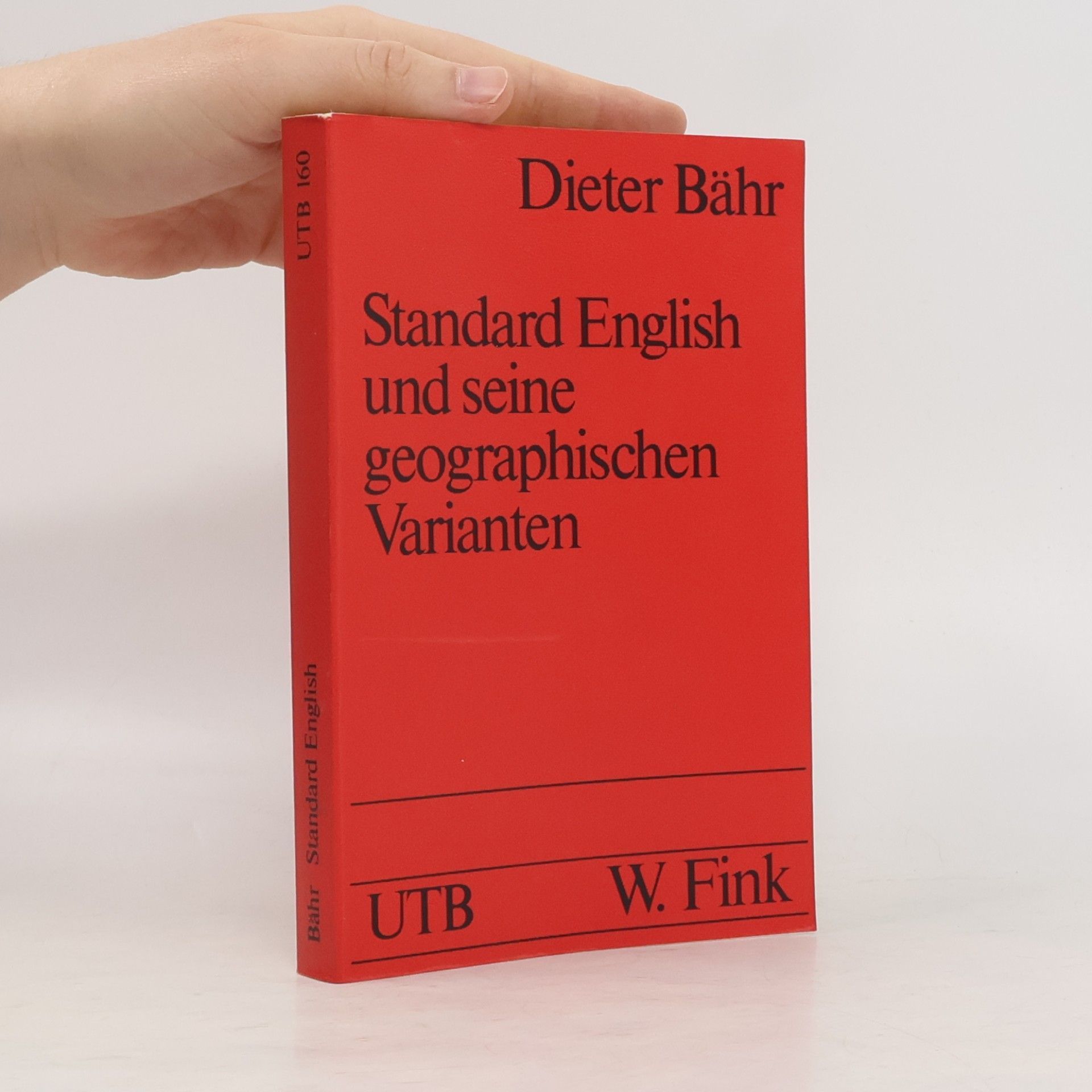 Dieter Bahr Standard English und seine geographischen Varianten