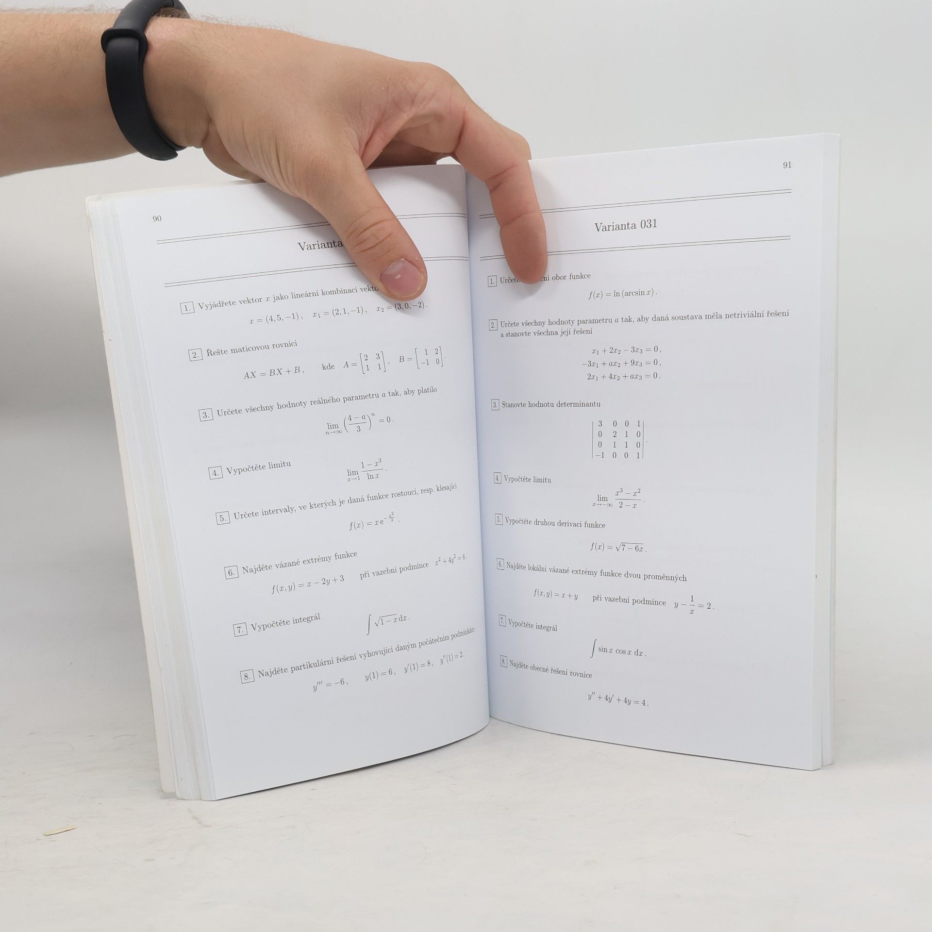 Miroslava Otavová Matematika k bakalářským zkouškám na VŠE