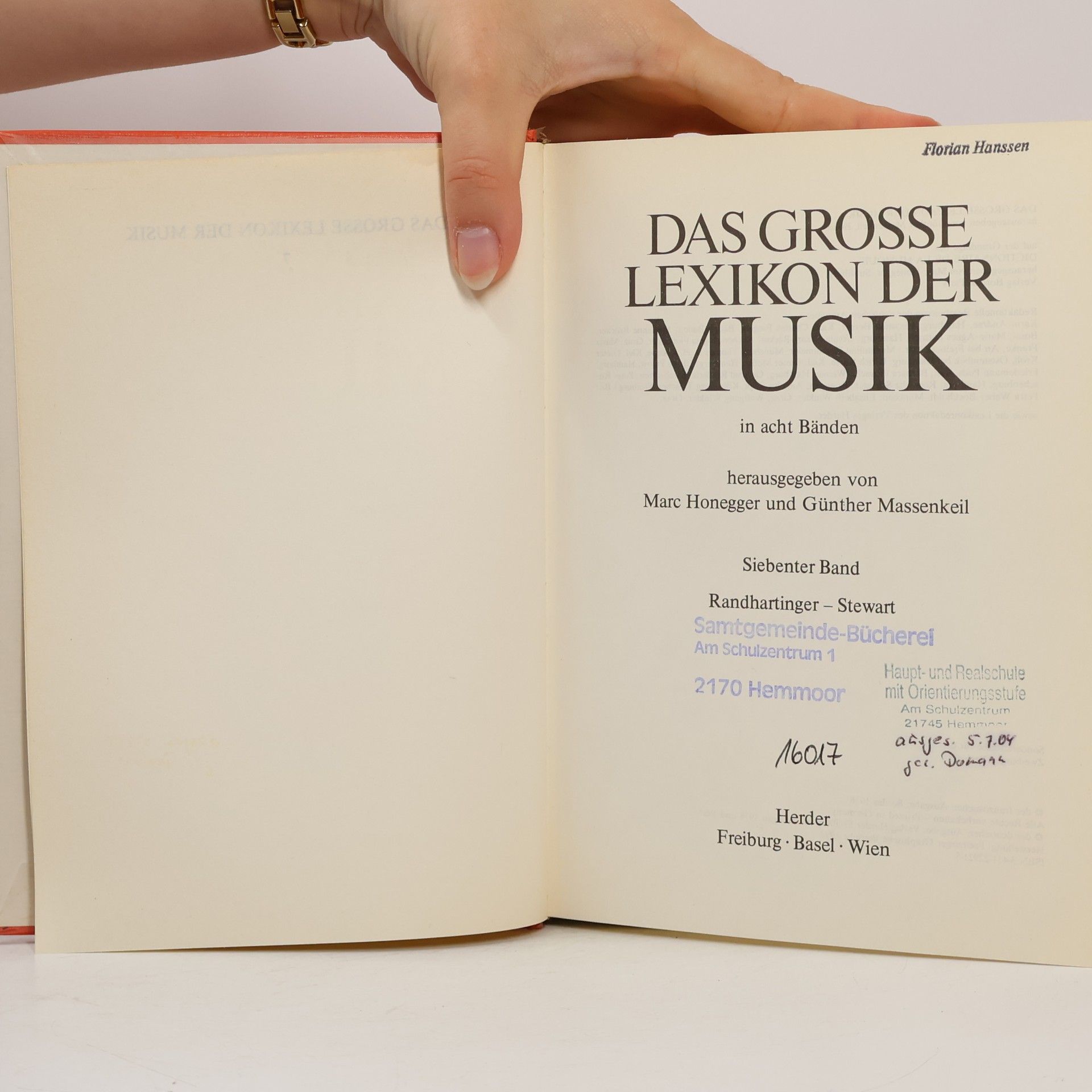 Marc Honegger Das grosse Lexikon der Musik 7