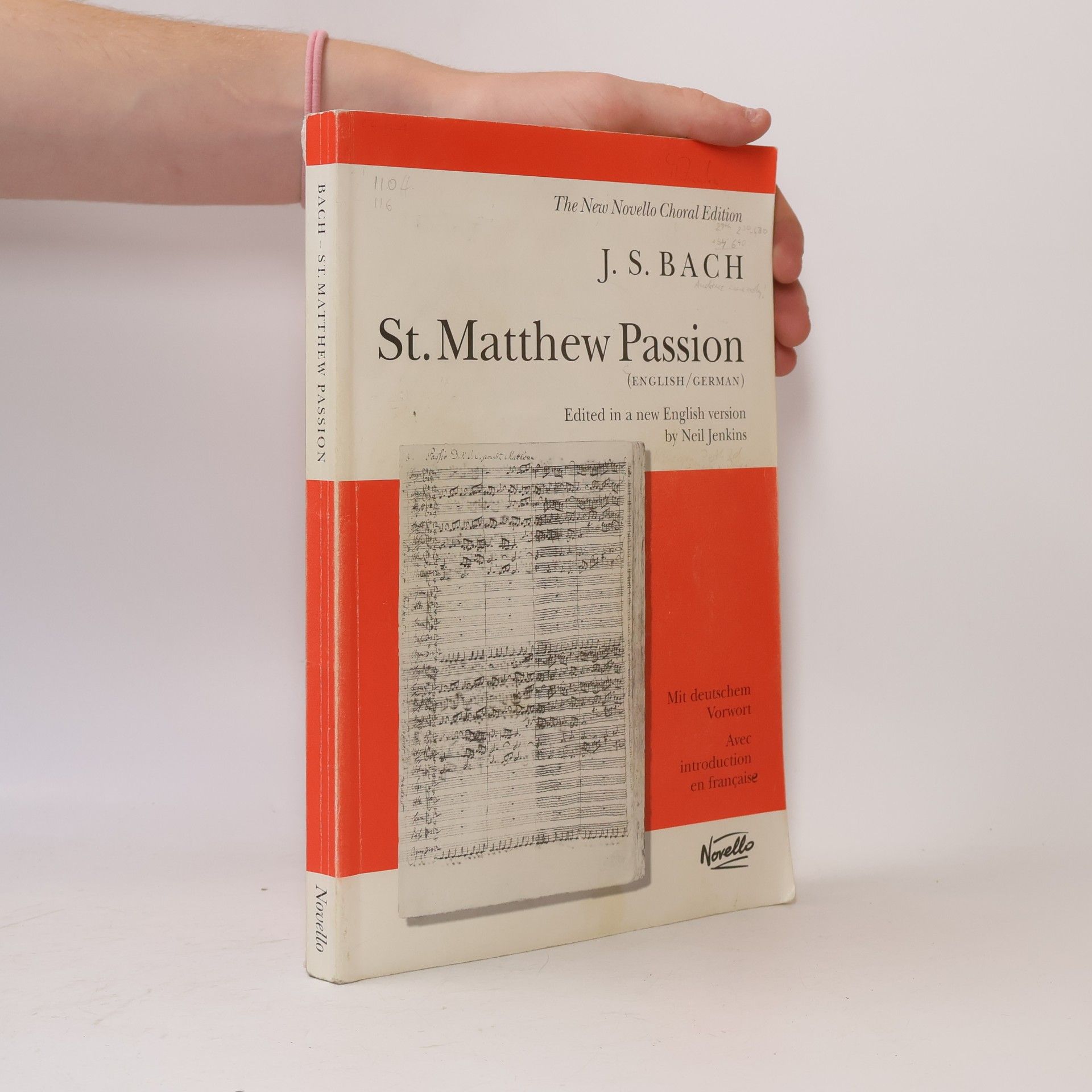 Neil Jenkins St. Matthew Passion Vocal Score