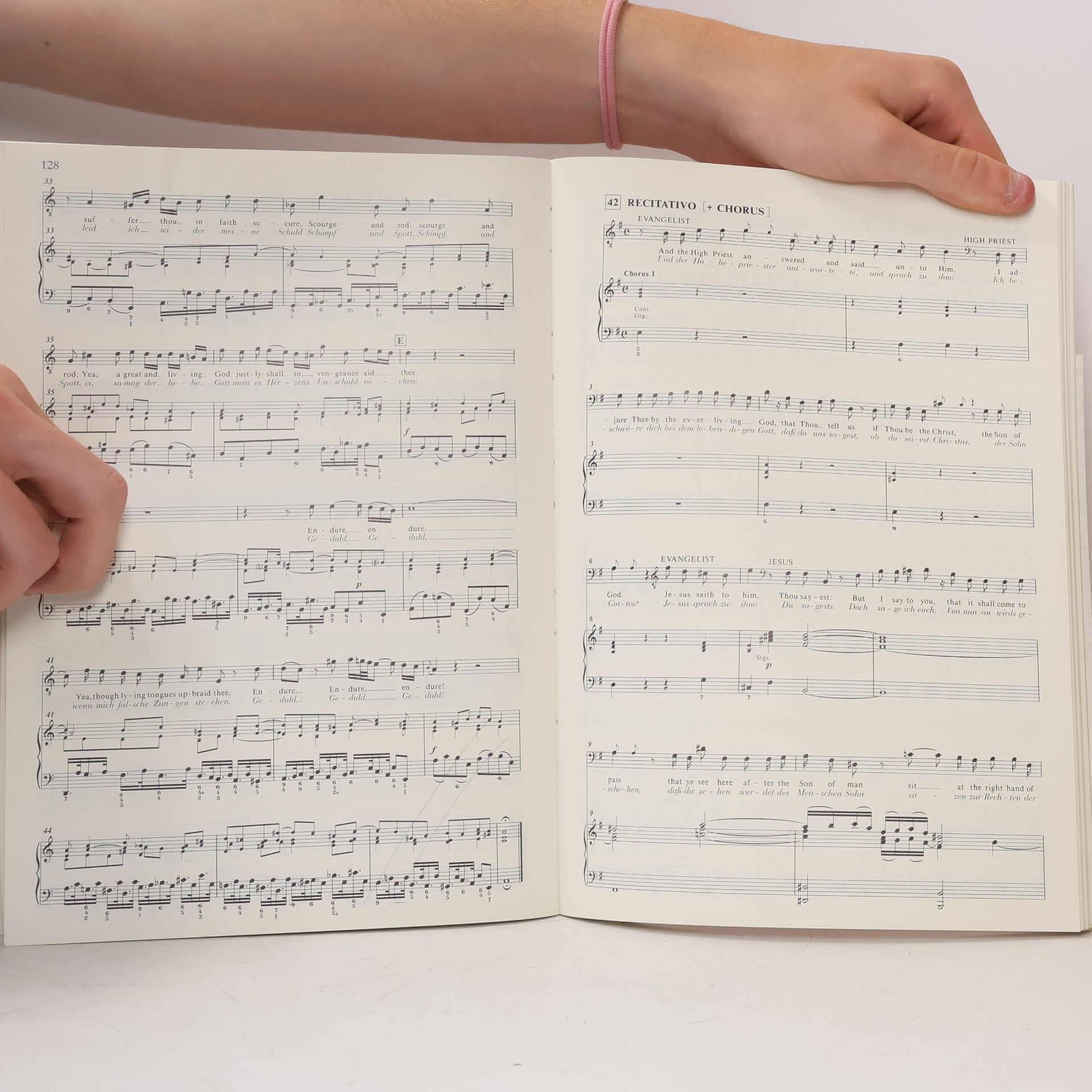 Johann Sebastian Bach St. Matthew Passion Vocal Score