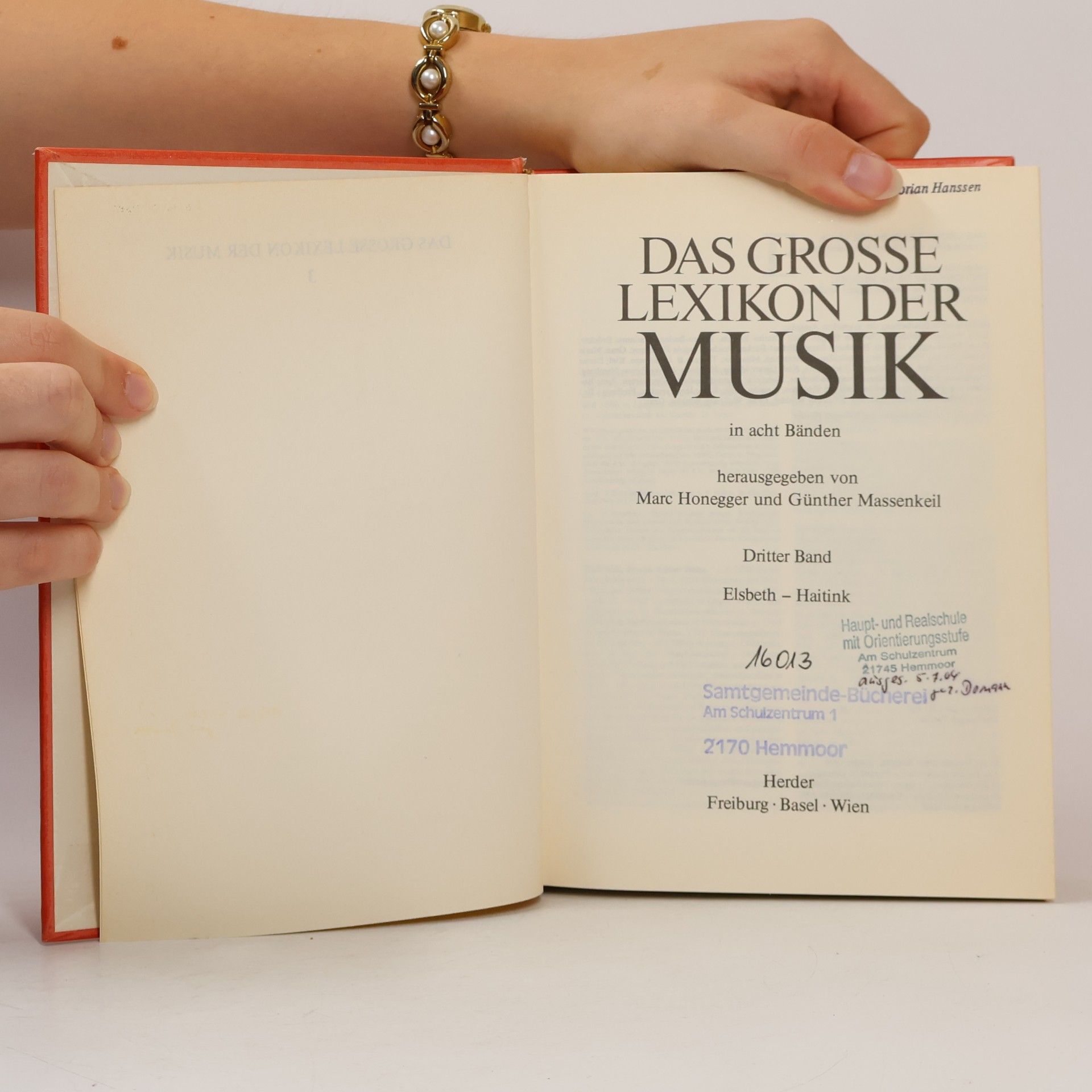 Günther Massenkeil Das große Lexikon der Musik 3. Els-Hai