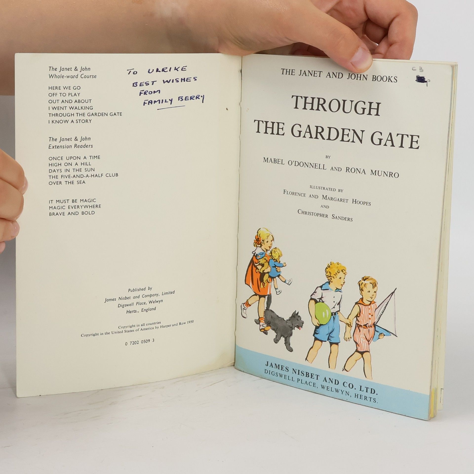 Mabel O'Donnell Janet and John Series: Through the Garden Gate