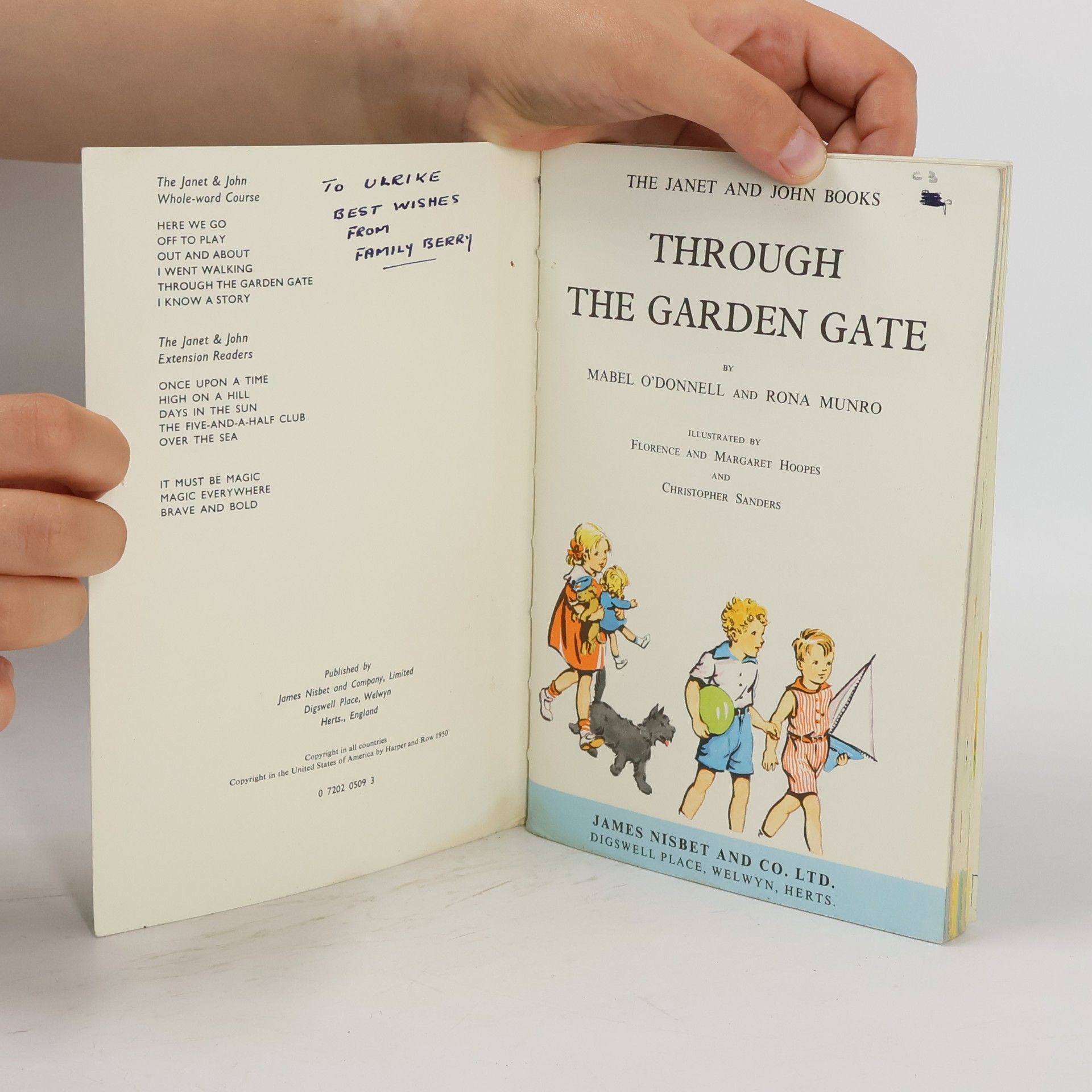 Mabel O'Donnell Janet and John Series: Through the Garden Gate