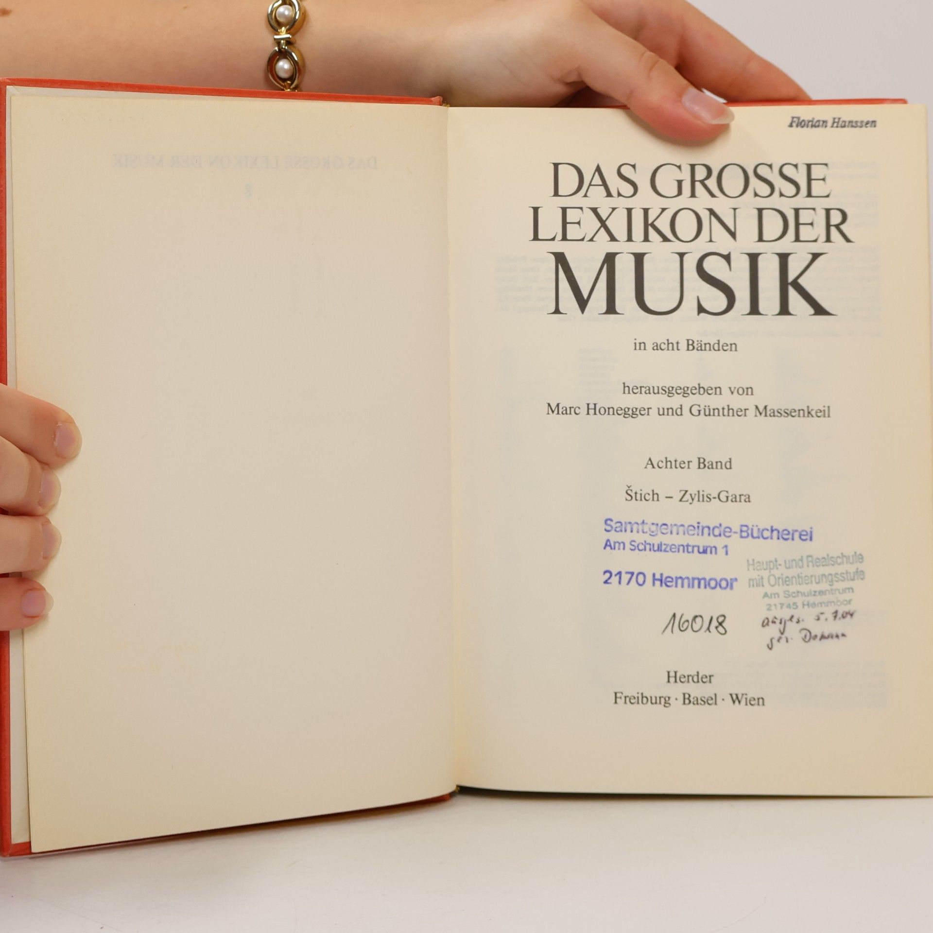 Günther Massenkeil Das grosse Lexikon der Musik 8