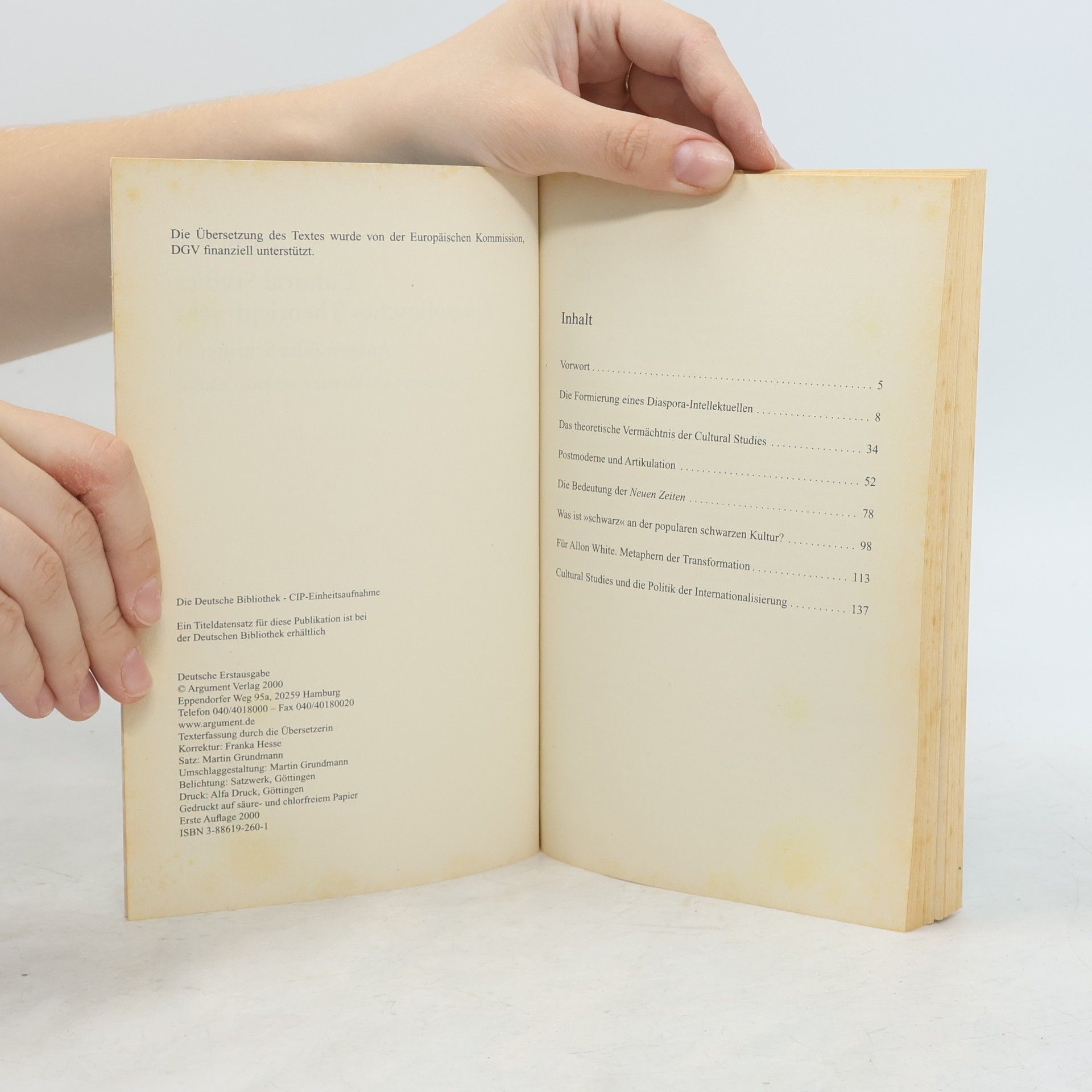 Stuart Hall Ausgewählte Schriften 3. Cultural Studies