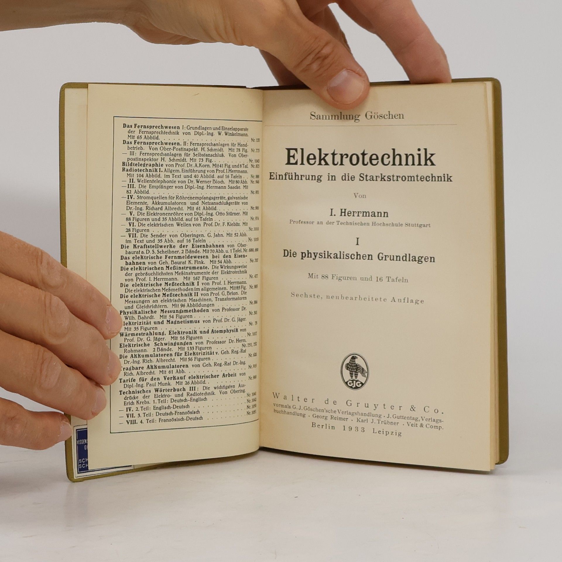 I. Herrmann Elektrotechnik I