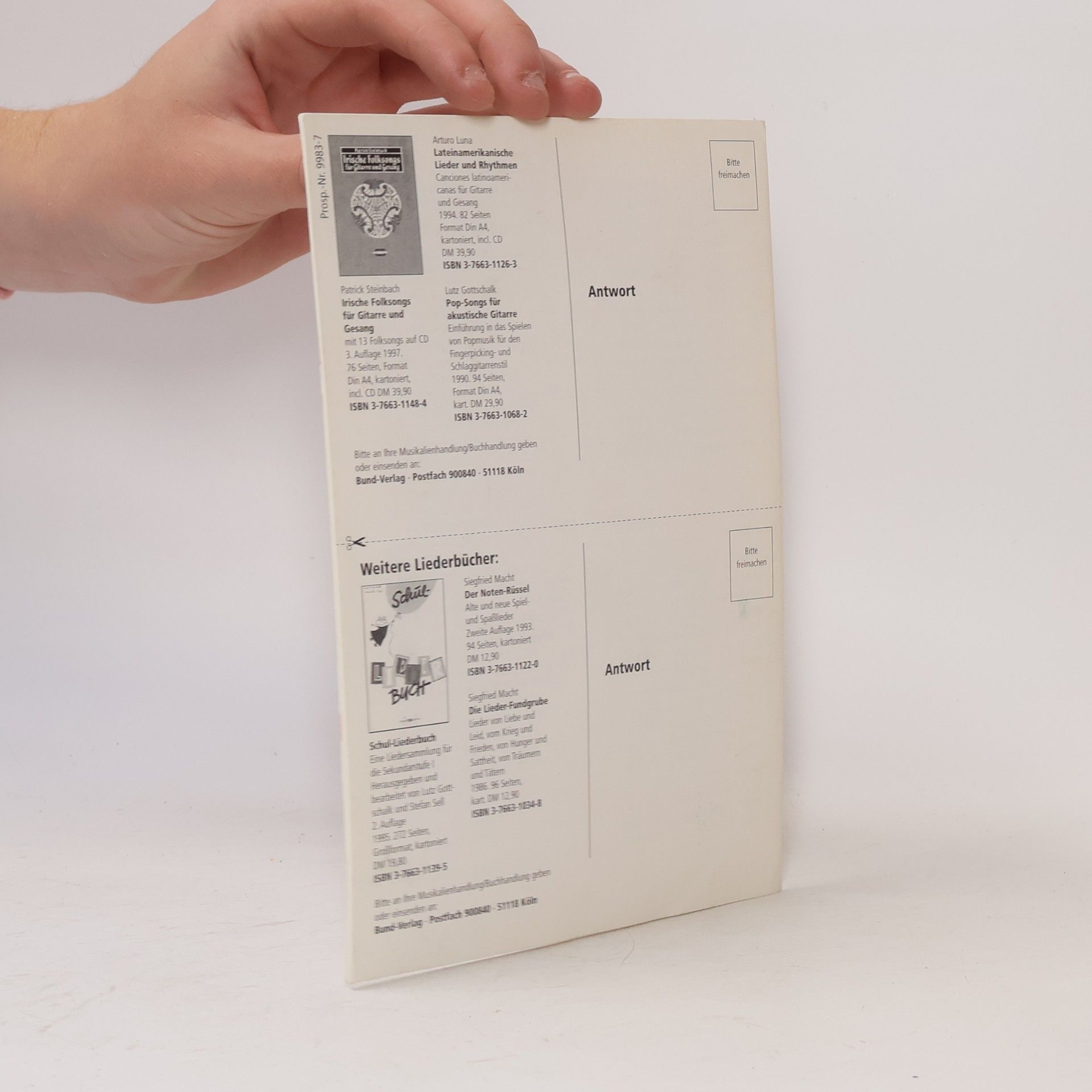 Lutz Gottschalk Schul-Liederbuch