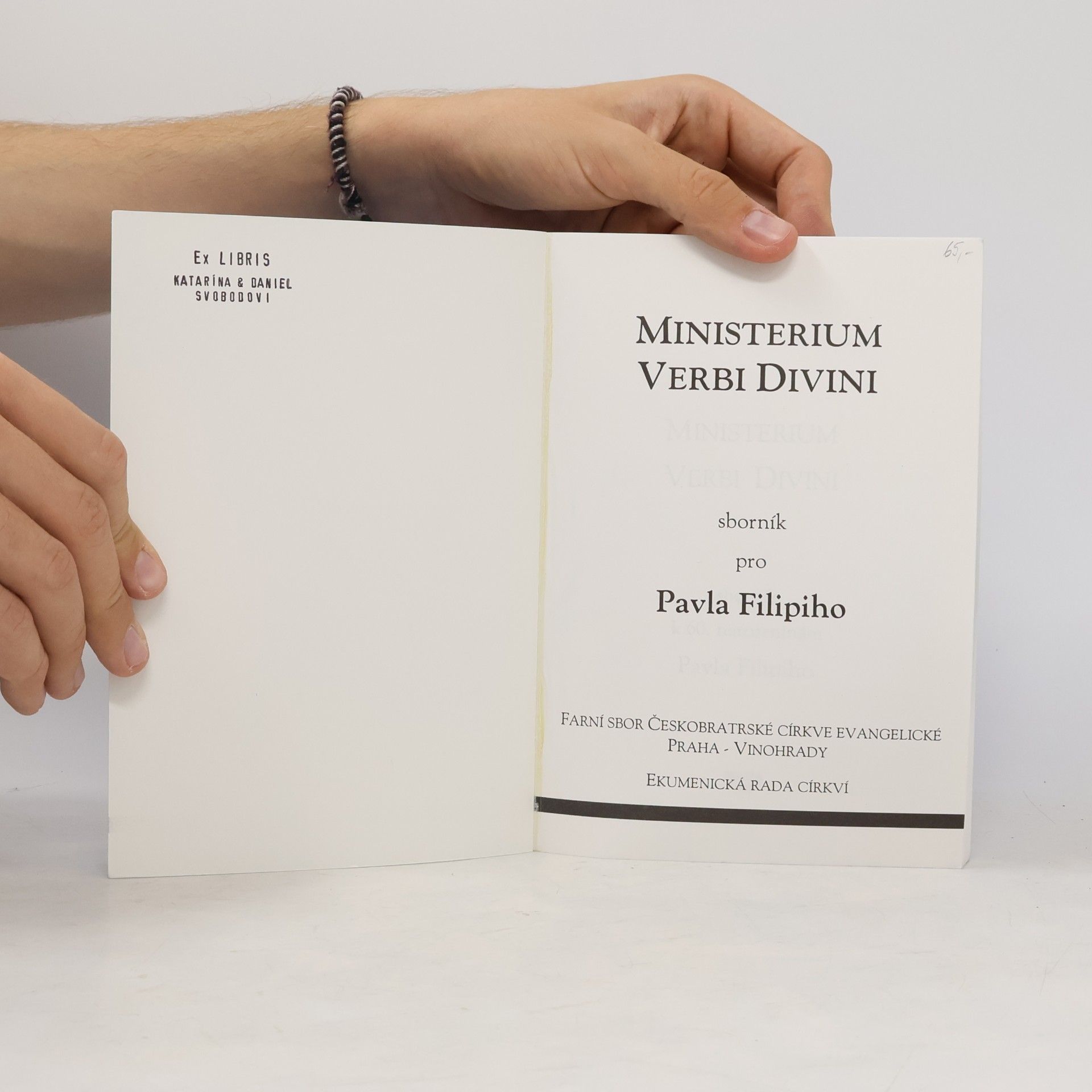 Ladislav Beneš Ministerium verbi divini. Sborník k 60. narozeninám Pavla Filipiho