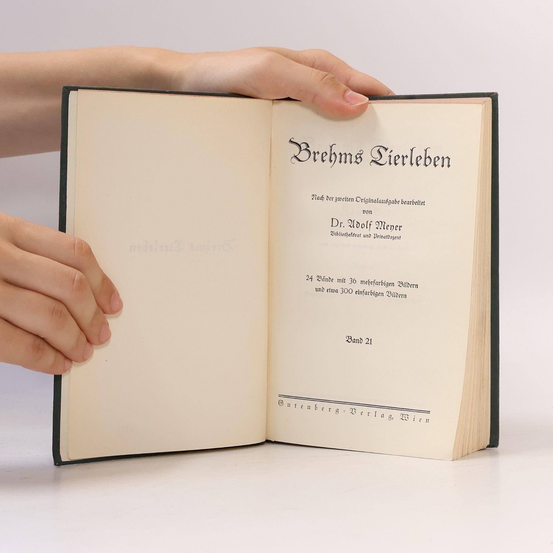 Adolf Meyer Brehms Tierleben. Band 21
