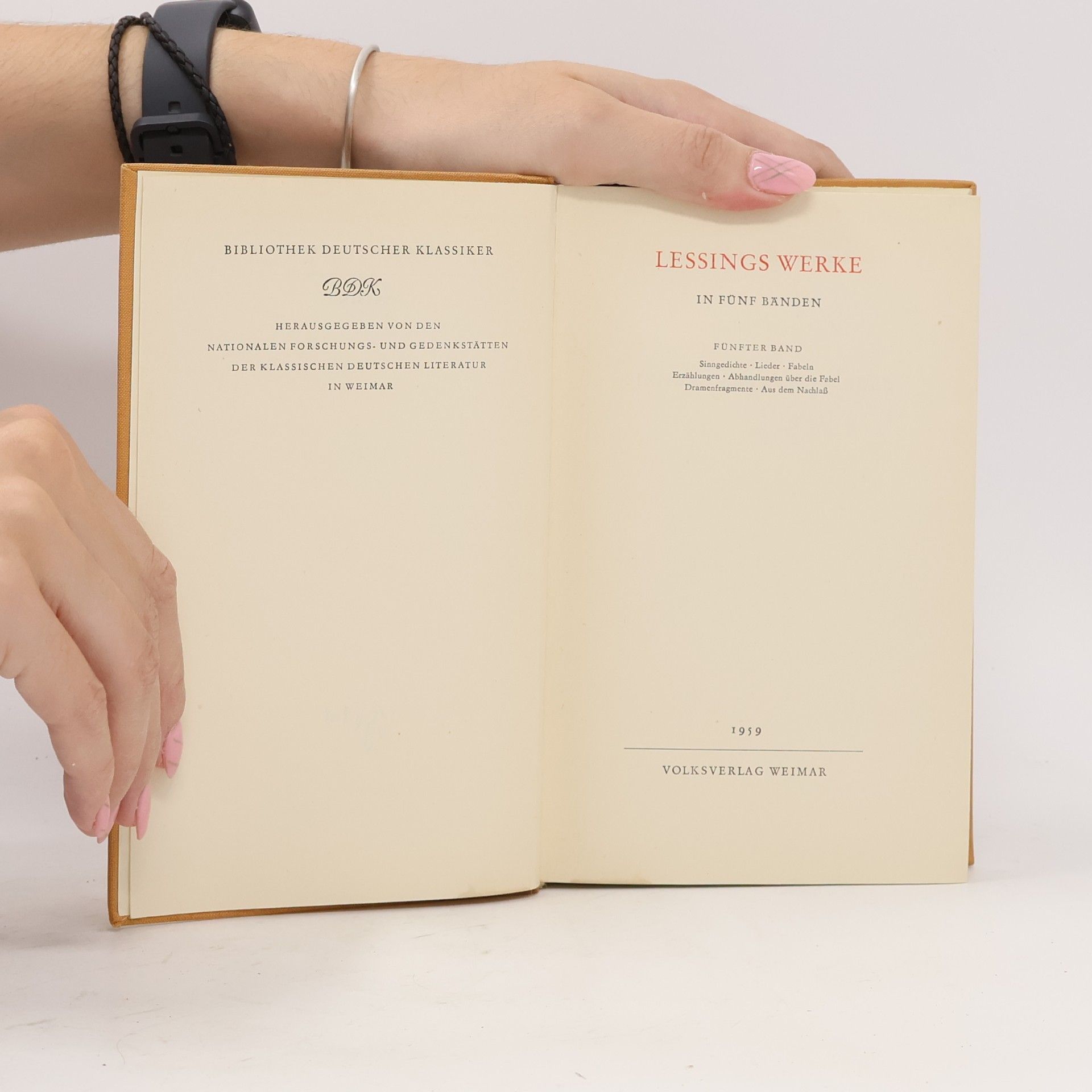 Gotthold Ephraim Lessing Lessings Werke 5