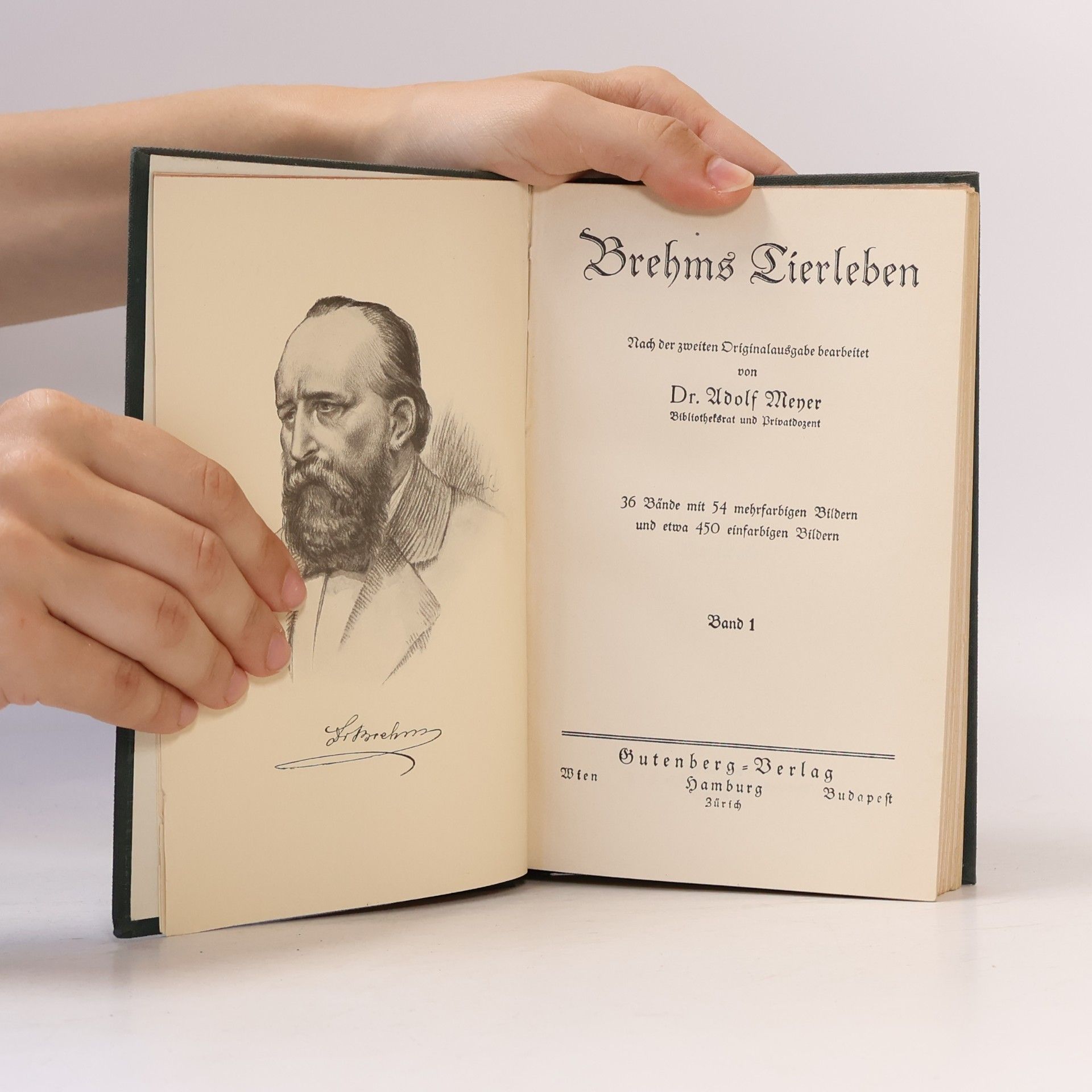 E. L. Taschenberg Brehms Tierleben. Band 1