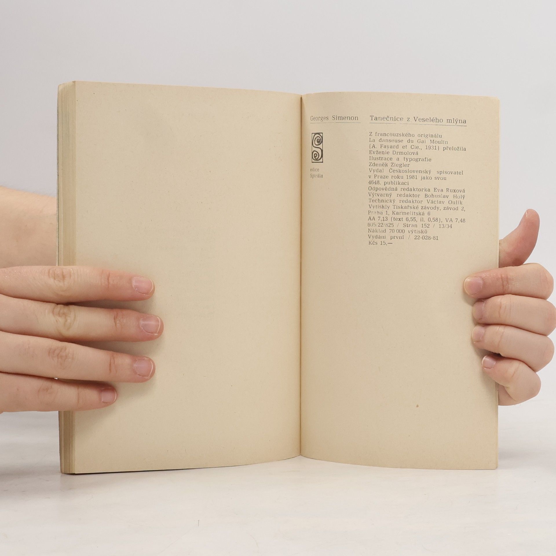 Georges Simenon Tanečnice z Veselého mlýna
