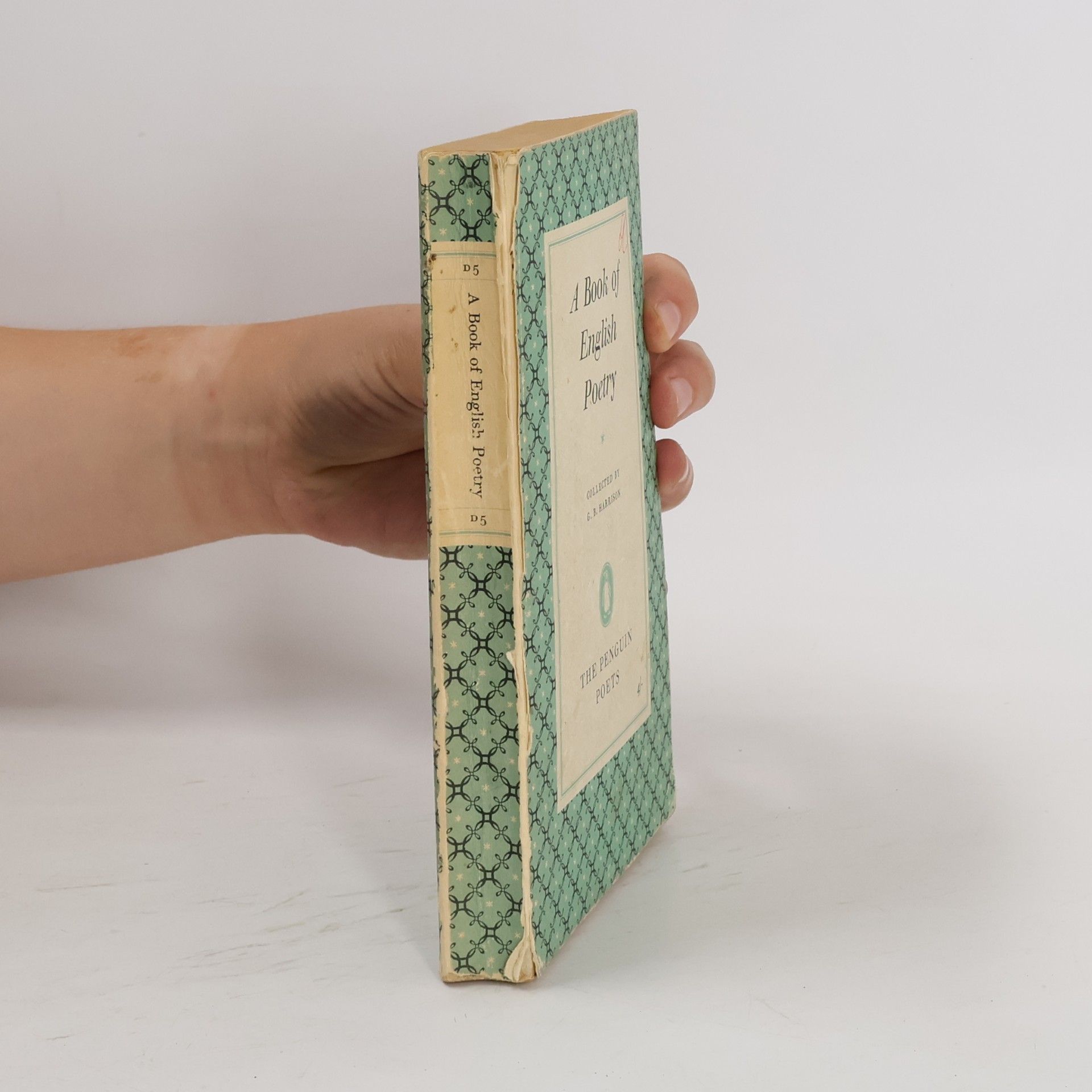 G. B. George Bagshawe Harrison A book of English poetry