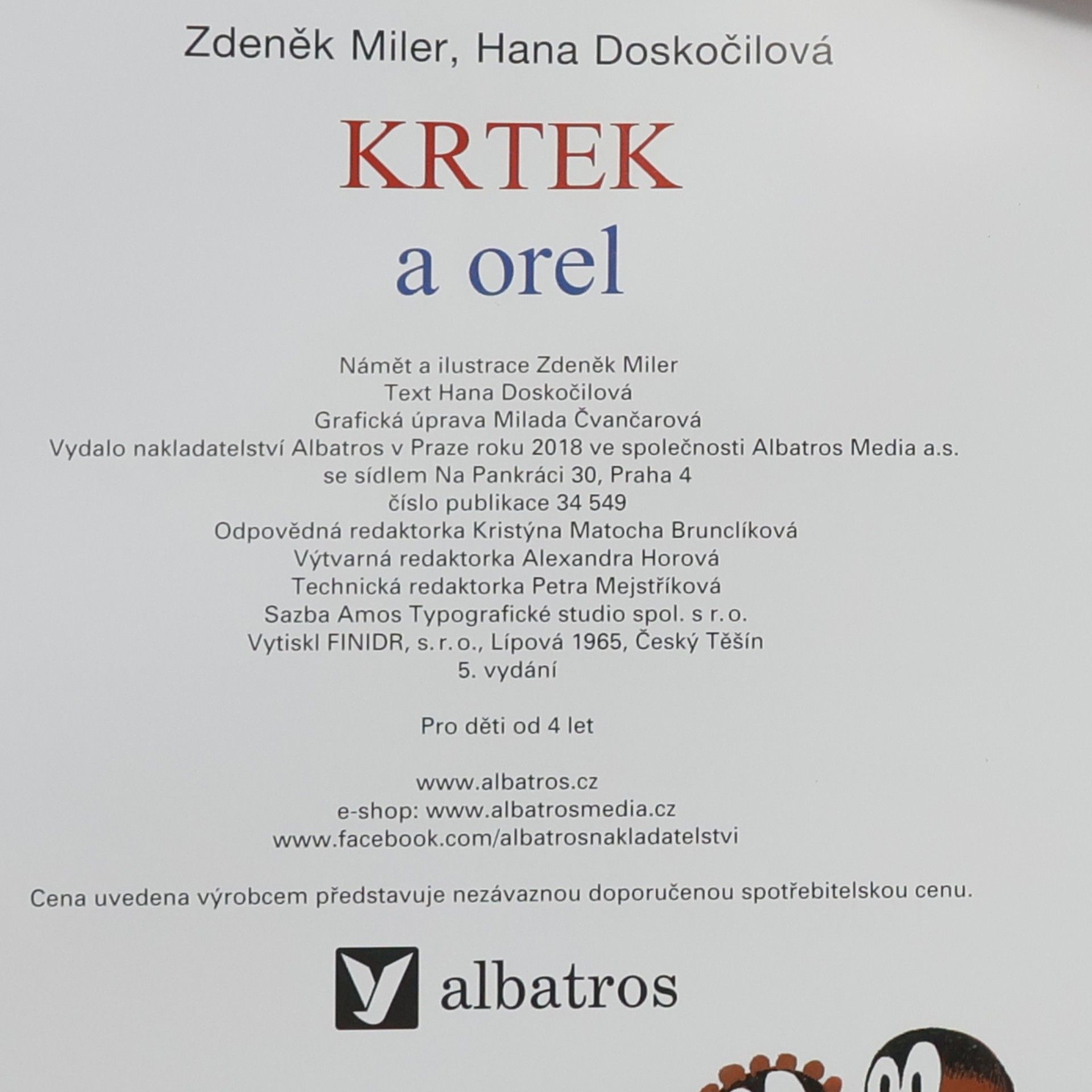 Zdeněk Miler Krtek a orel