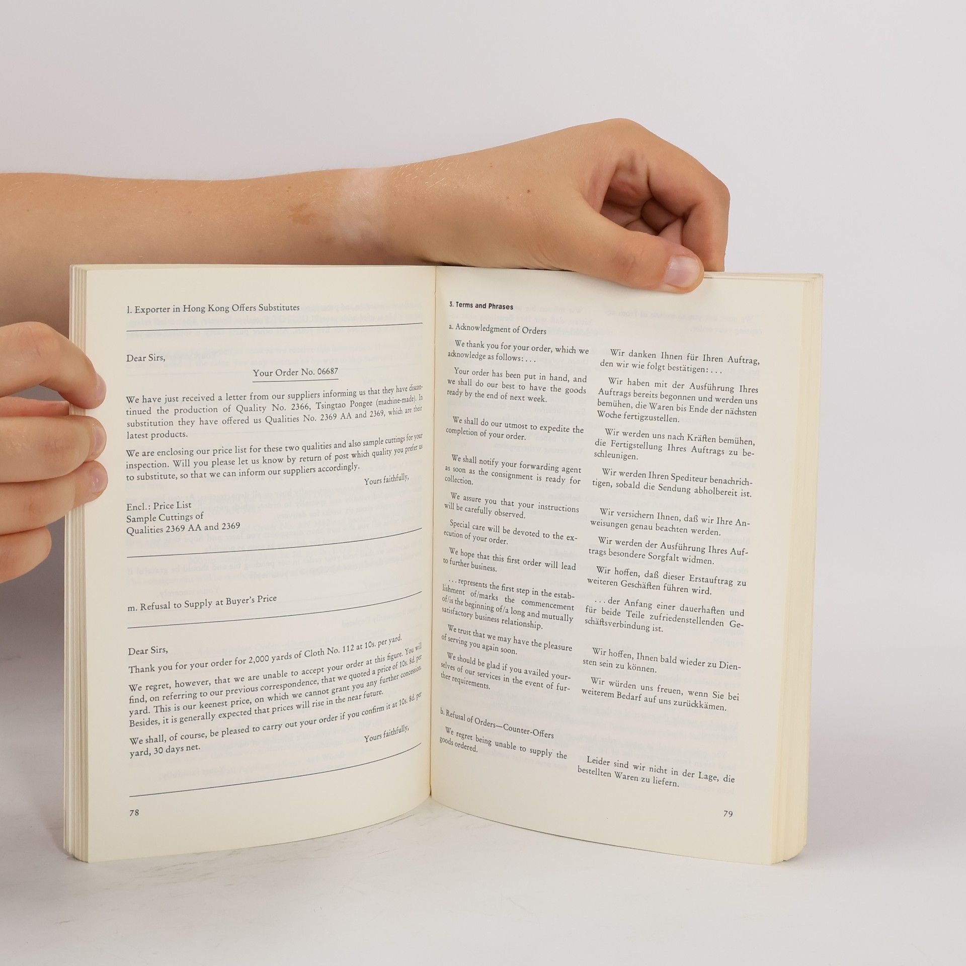 Rudolf Sachs Commercial Correspondence