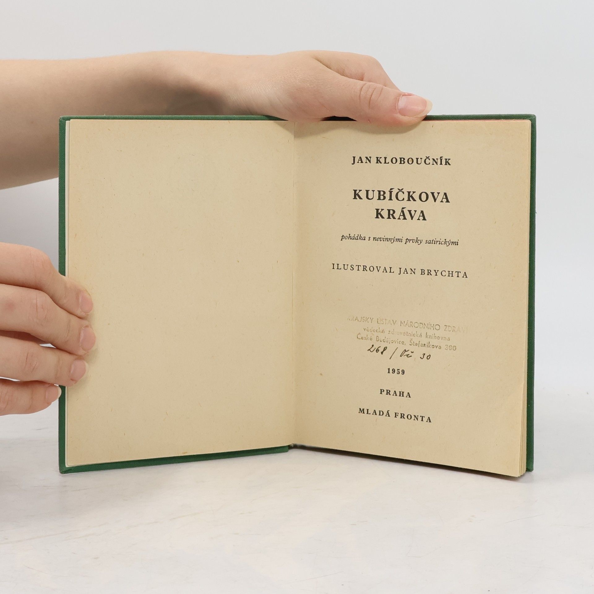Jan Kloboučník Kubíčkova kráva