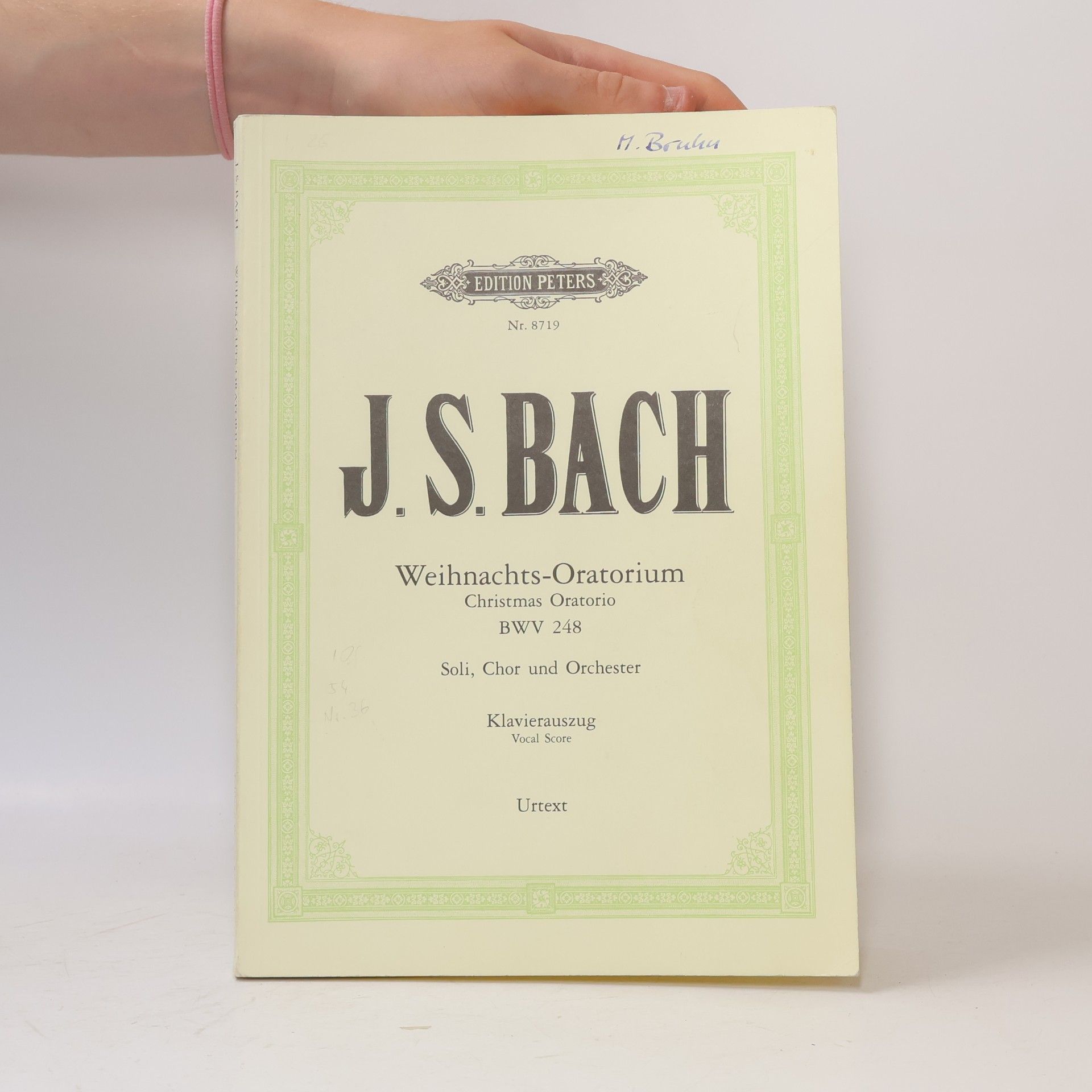 Johann Sebastian Bach Weihnachts-Oratorium BWV 248