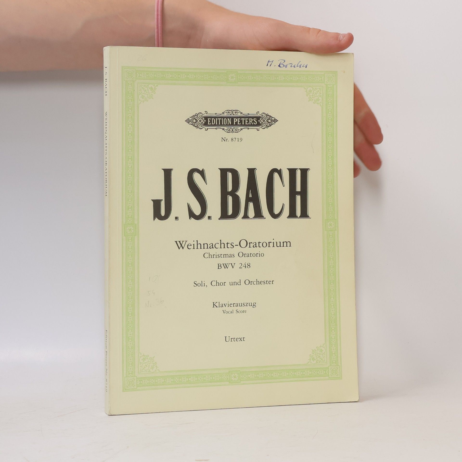 Johann Sebastian Bach Weihnachts-Oratorium BWV 248