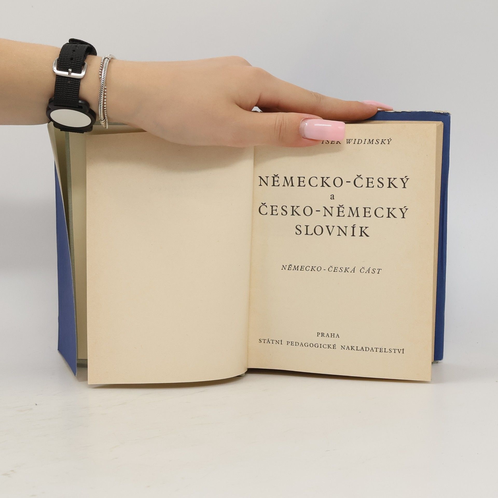 František Widimský Německo-český a česko-německý slovník. Německo-česká část