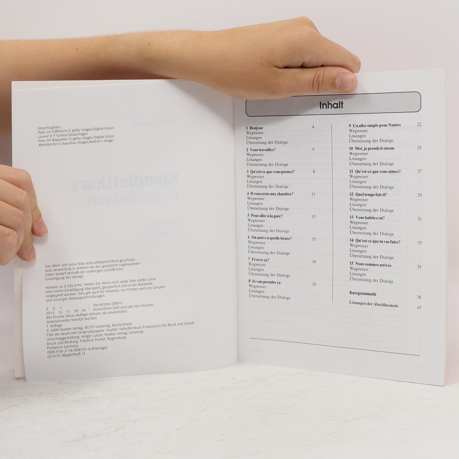 Kolektiv autorů Komplettkurs Französisch. Begleitheft 1