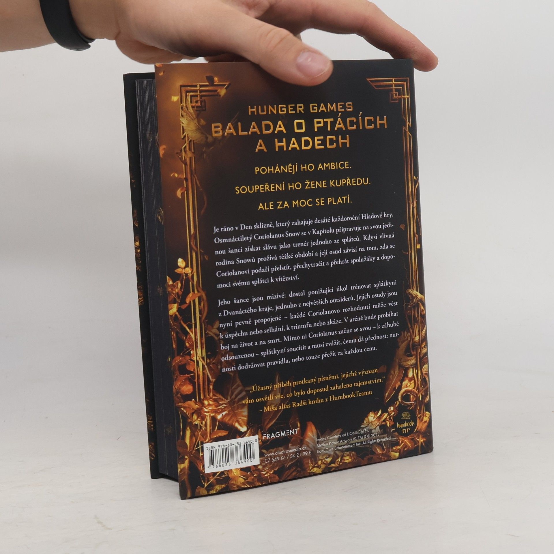 Suzanne Collins Balada o ptácích a hadech