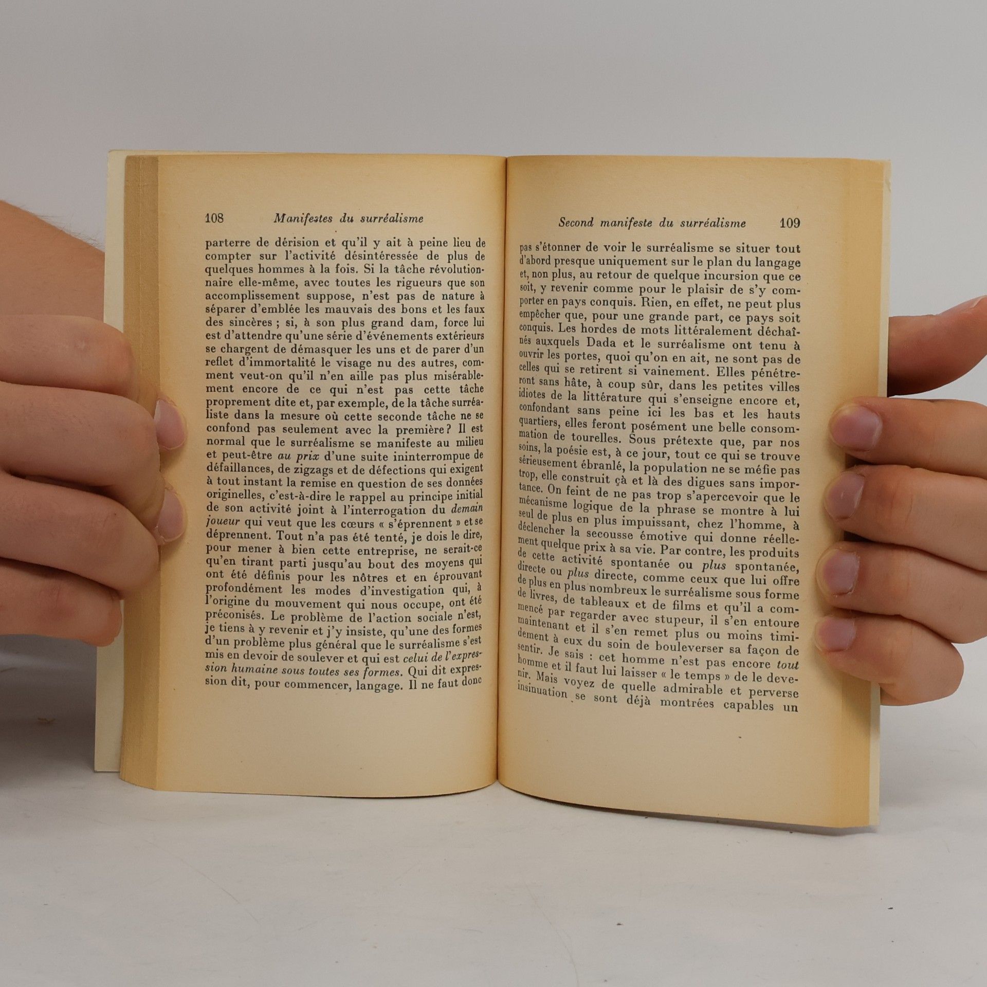 André Breton Manifeste du surréalisme