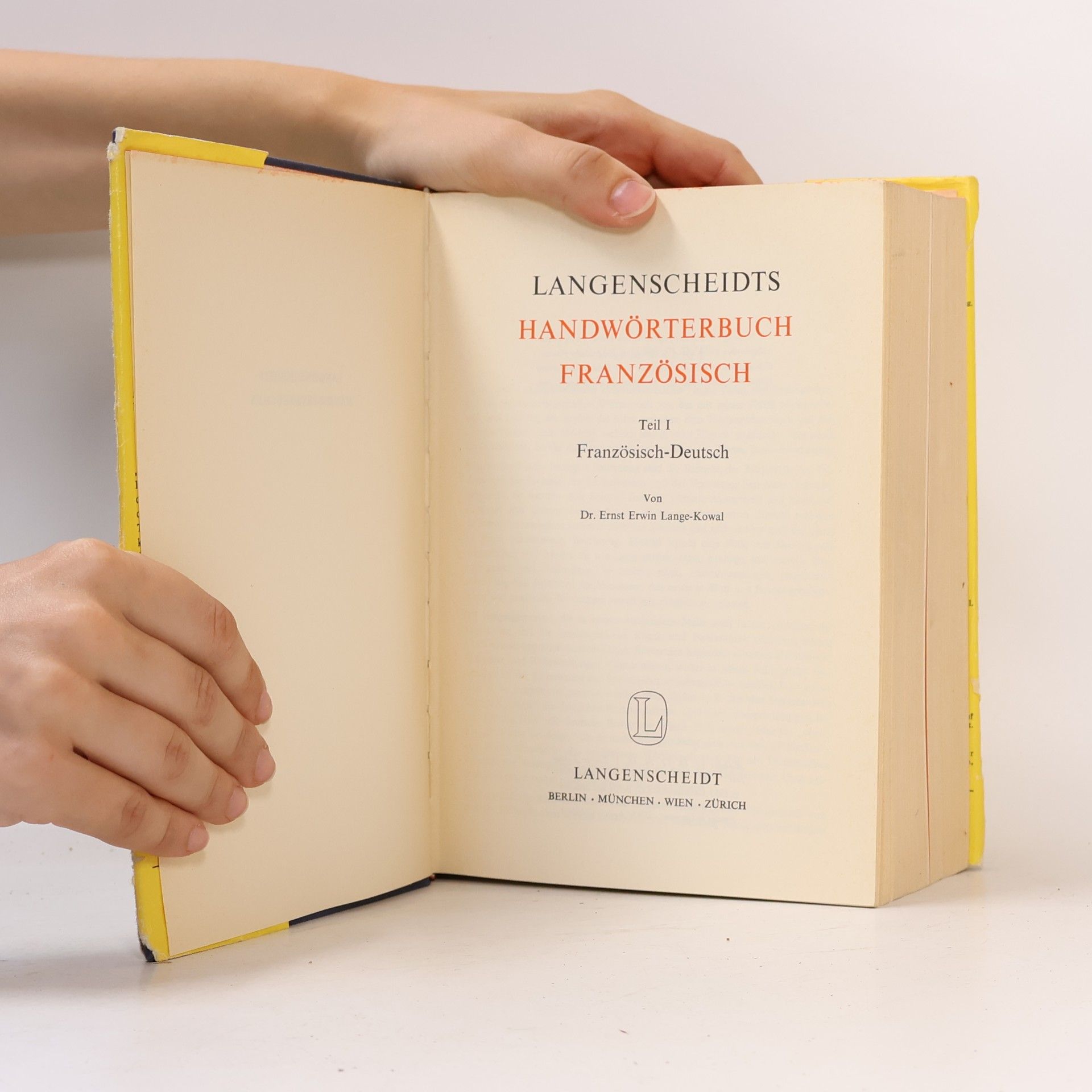 Kolektiv autorů Langenscheidts Handwörterbuch Französisch