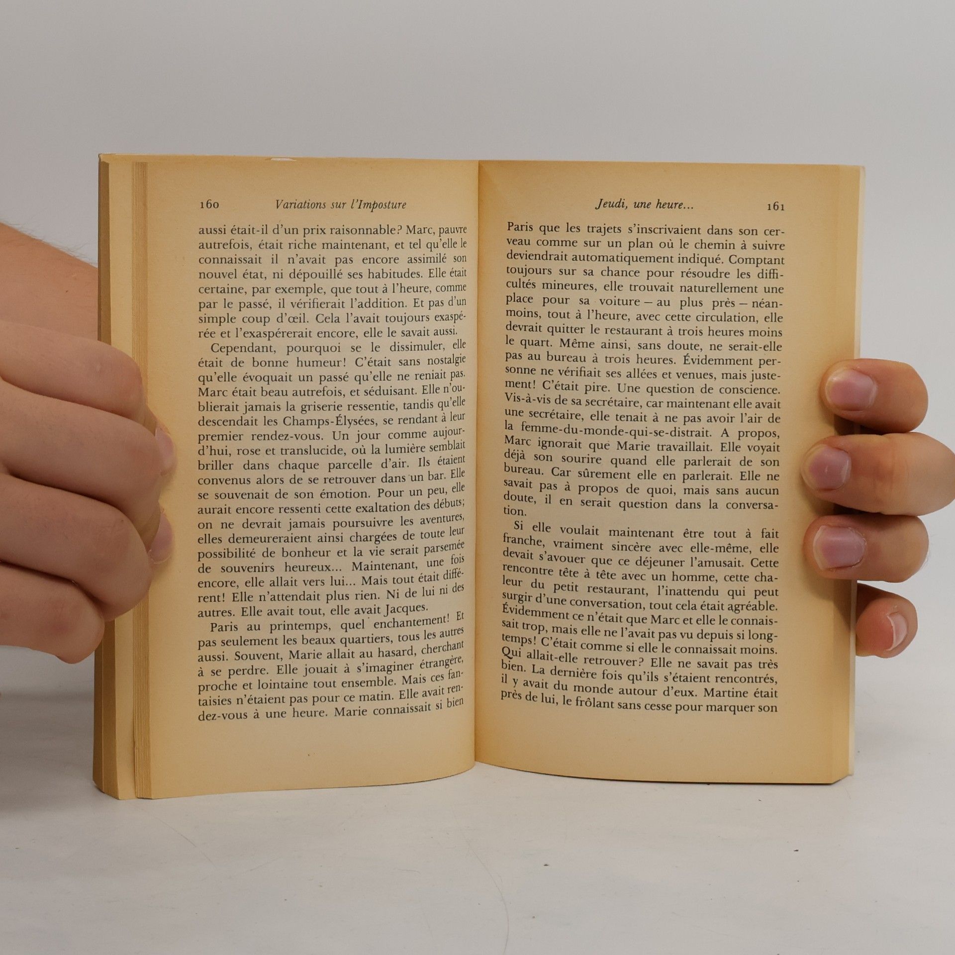Lucie Faure Variations sur l'imposture