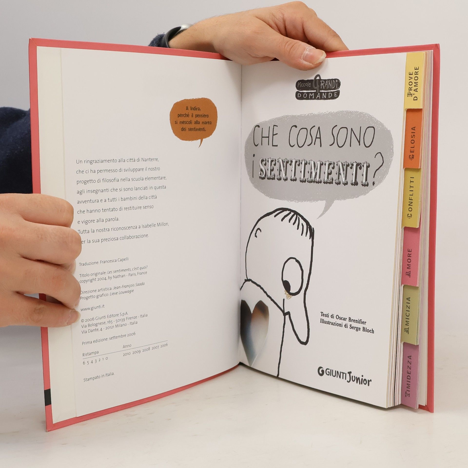 Collectif d'auteurs Che cosa sono i sentimenti?