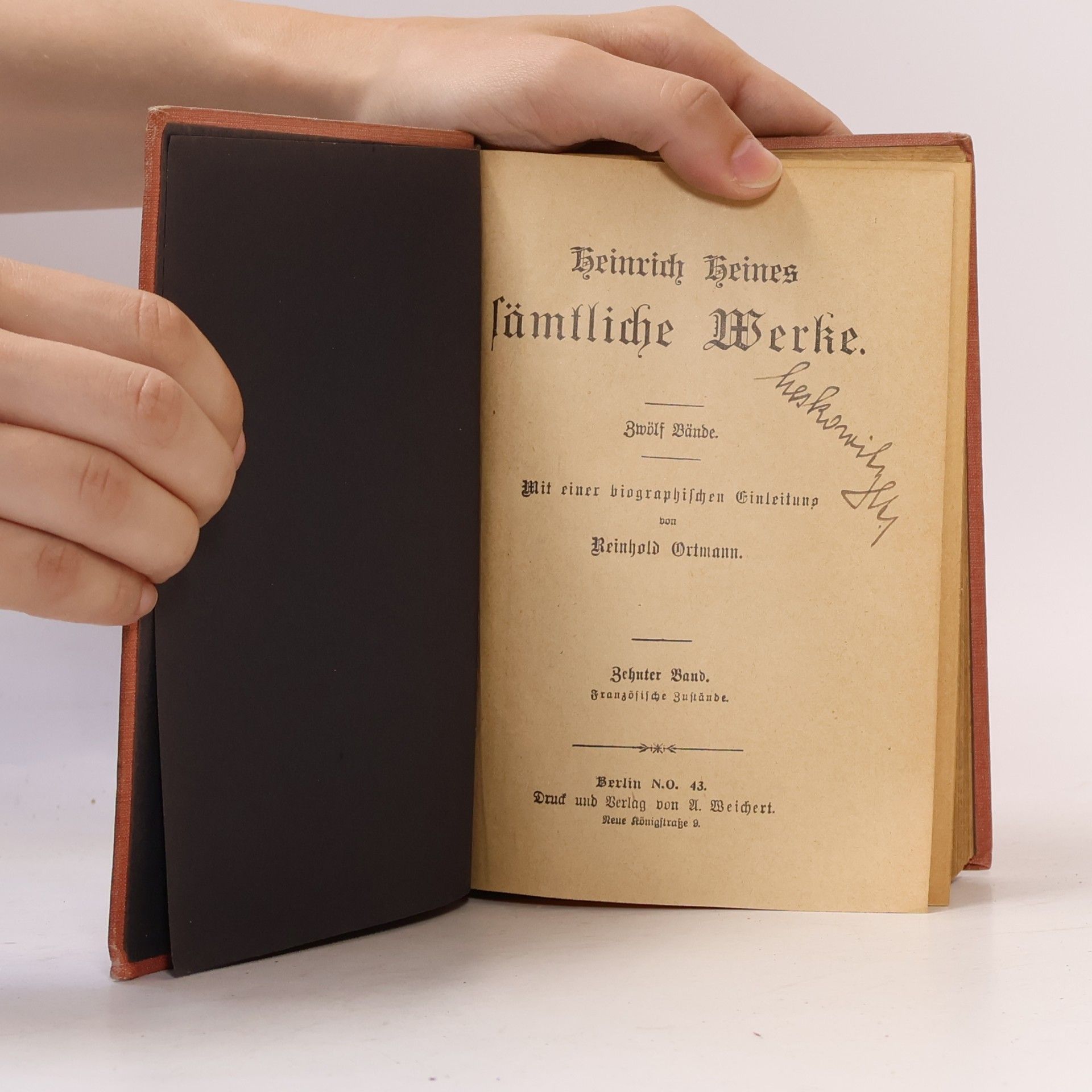Reinhold Ortmann Heinrich Heines sämtliche Werke 10