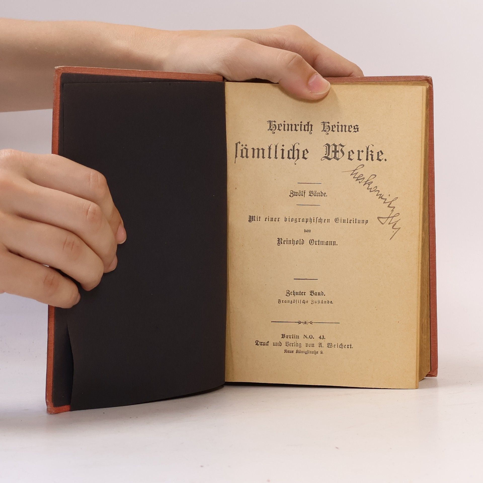Reinhold Ortmann Heinrich Heines sämtliche Werke 10