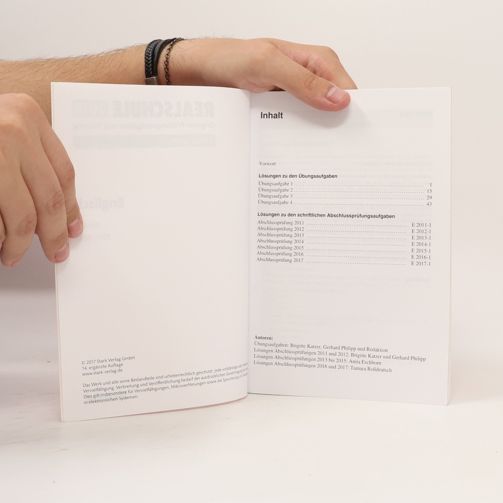 STARK Lösungen zu Original-Prüfungen und Training Realschule - Englisch - Hessen