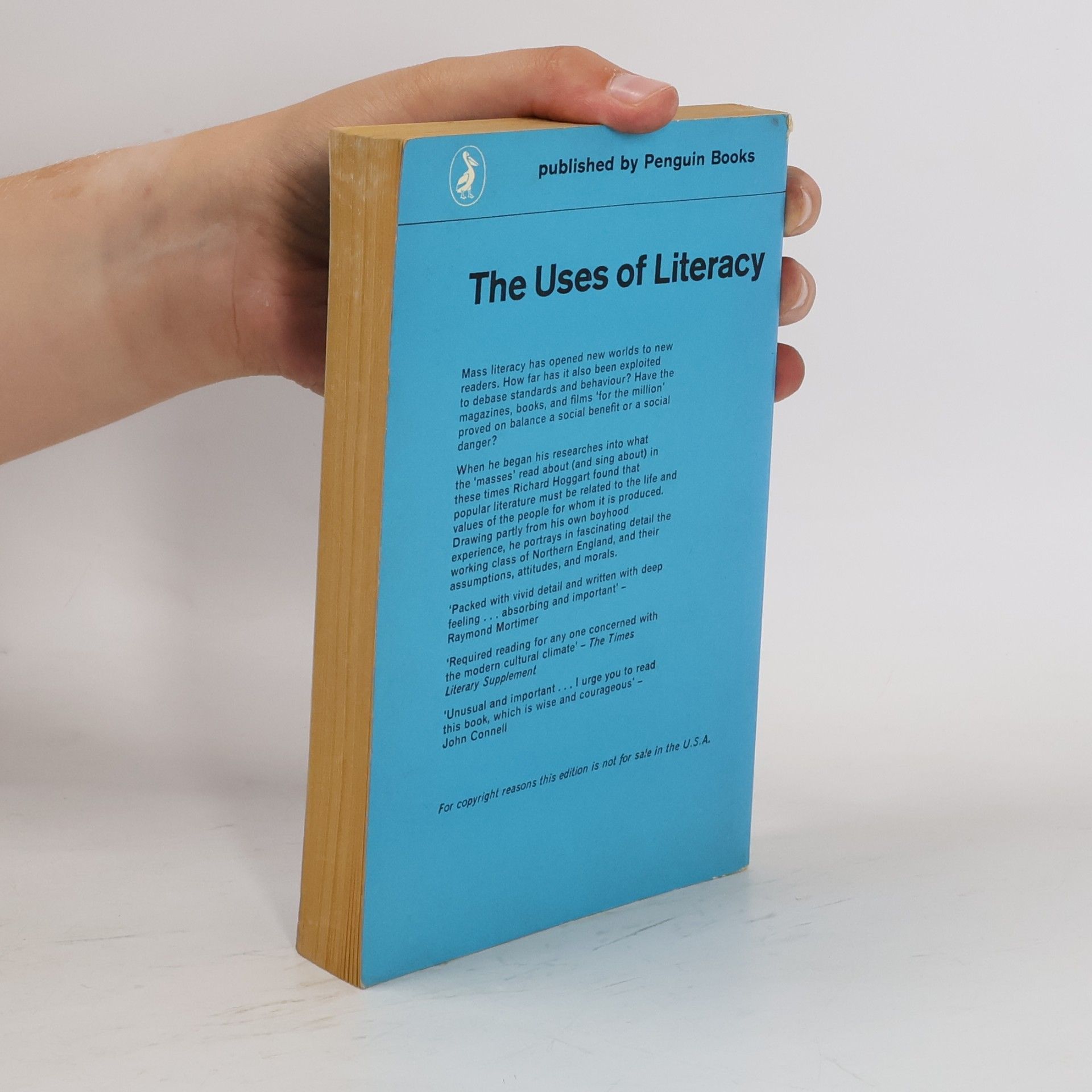 Richard Hoggart The Uses of Literacy