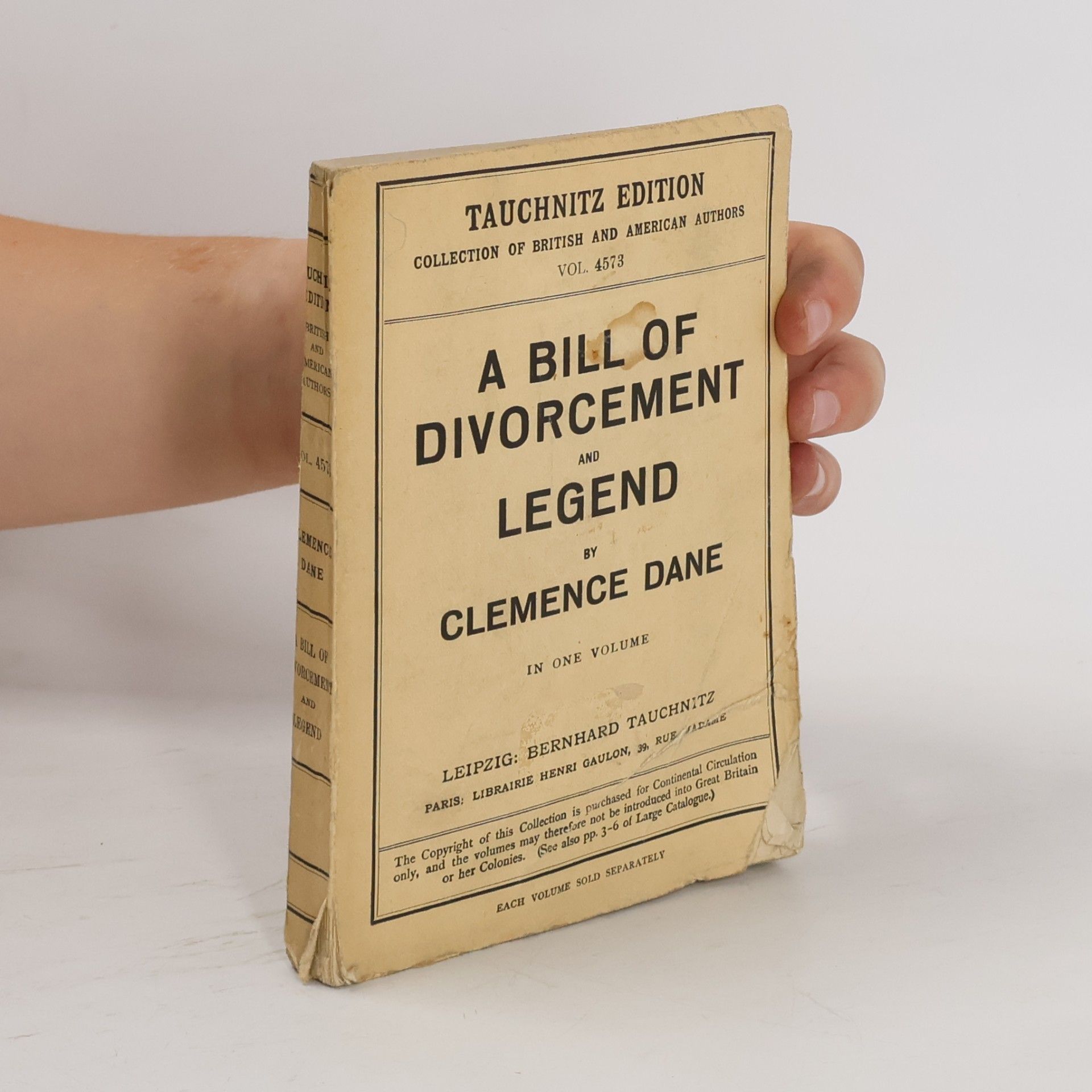 Dane Clemence A Bill of Divorcement and Legend