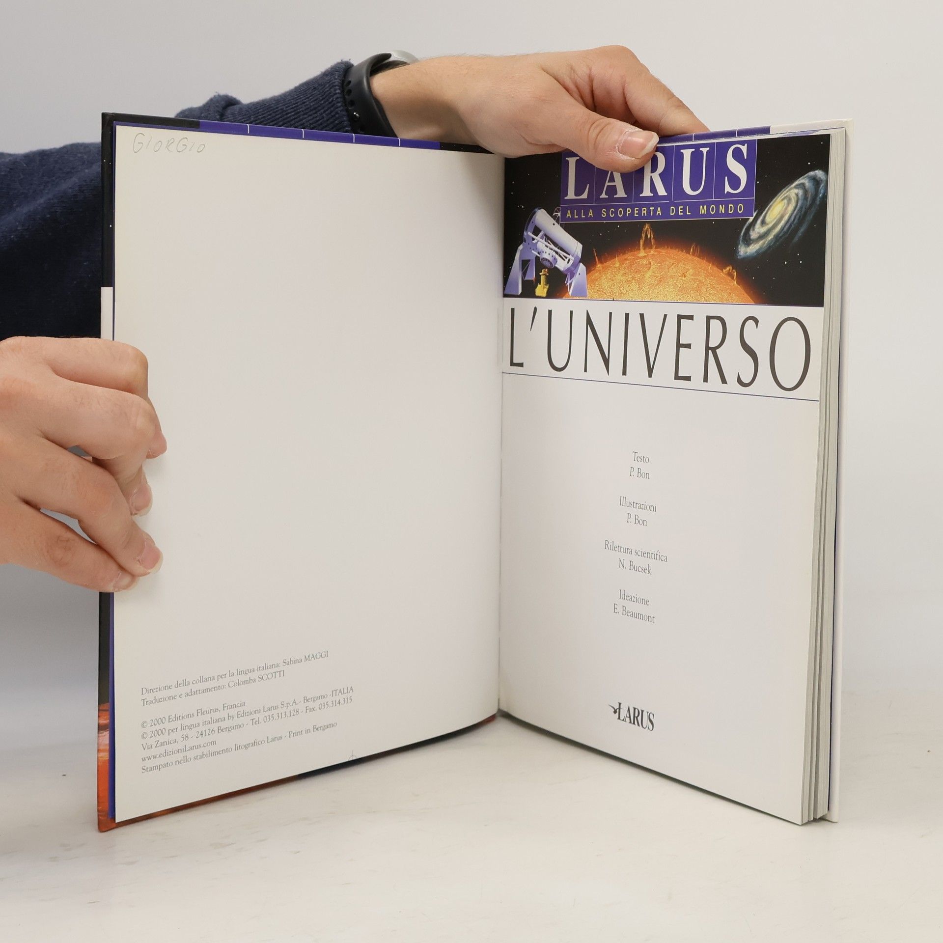 P. Bon Alla scoperta del mondo: L'universo