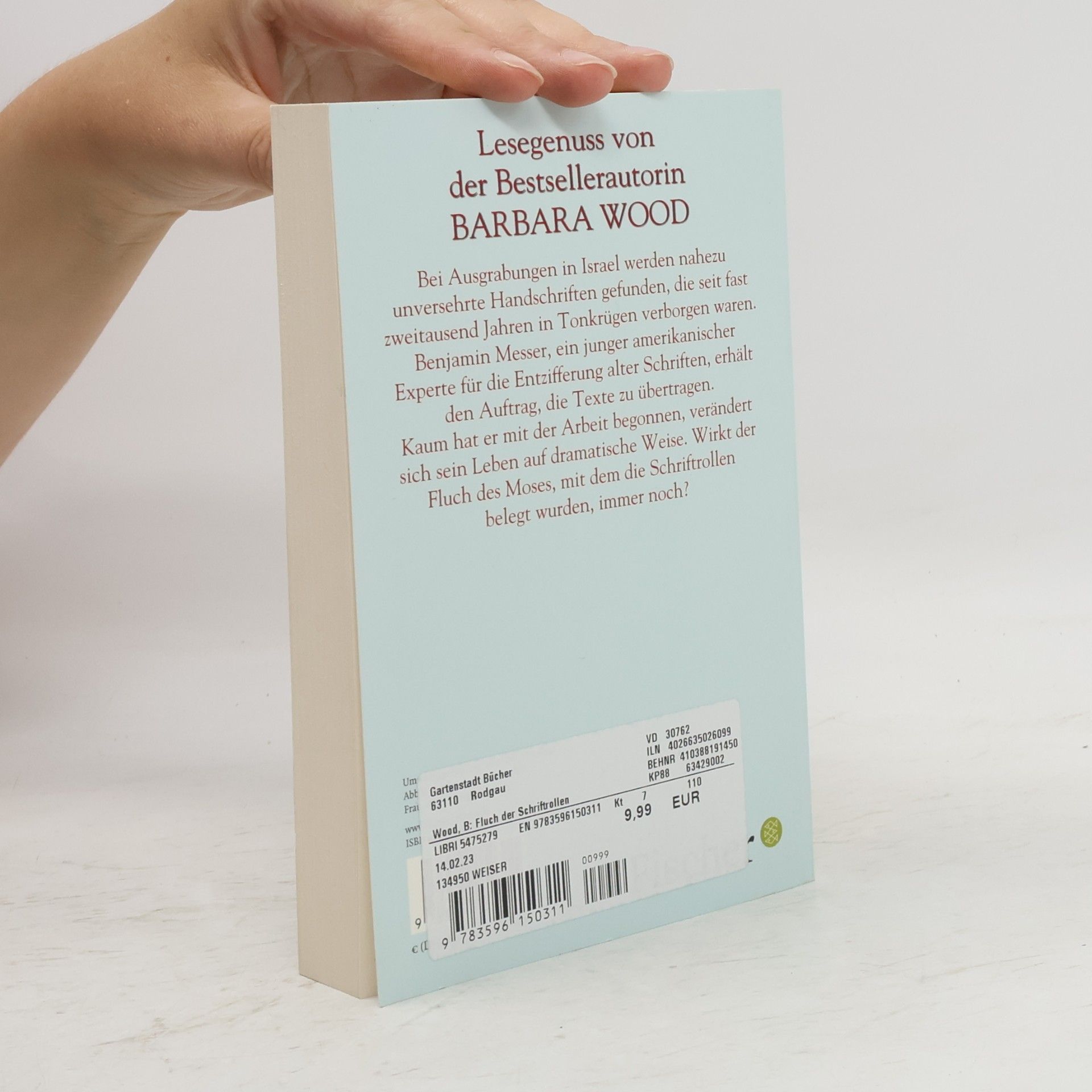 Barbara Wood Der Fluch der Schriftrollen