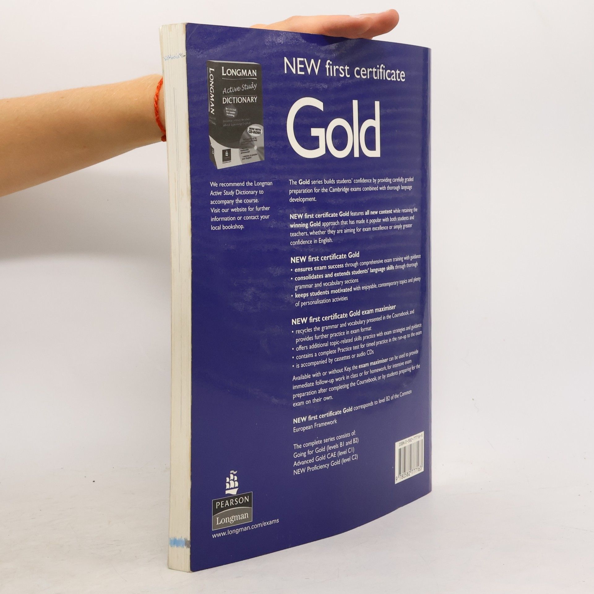 Sally Burgess New first certificate. Gold exam maximiser