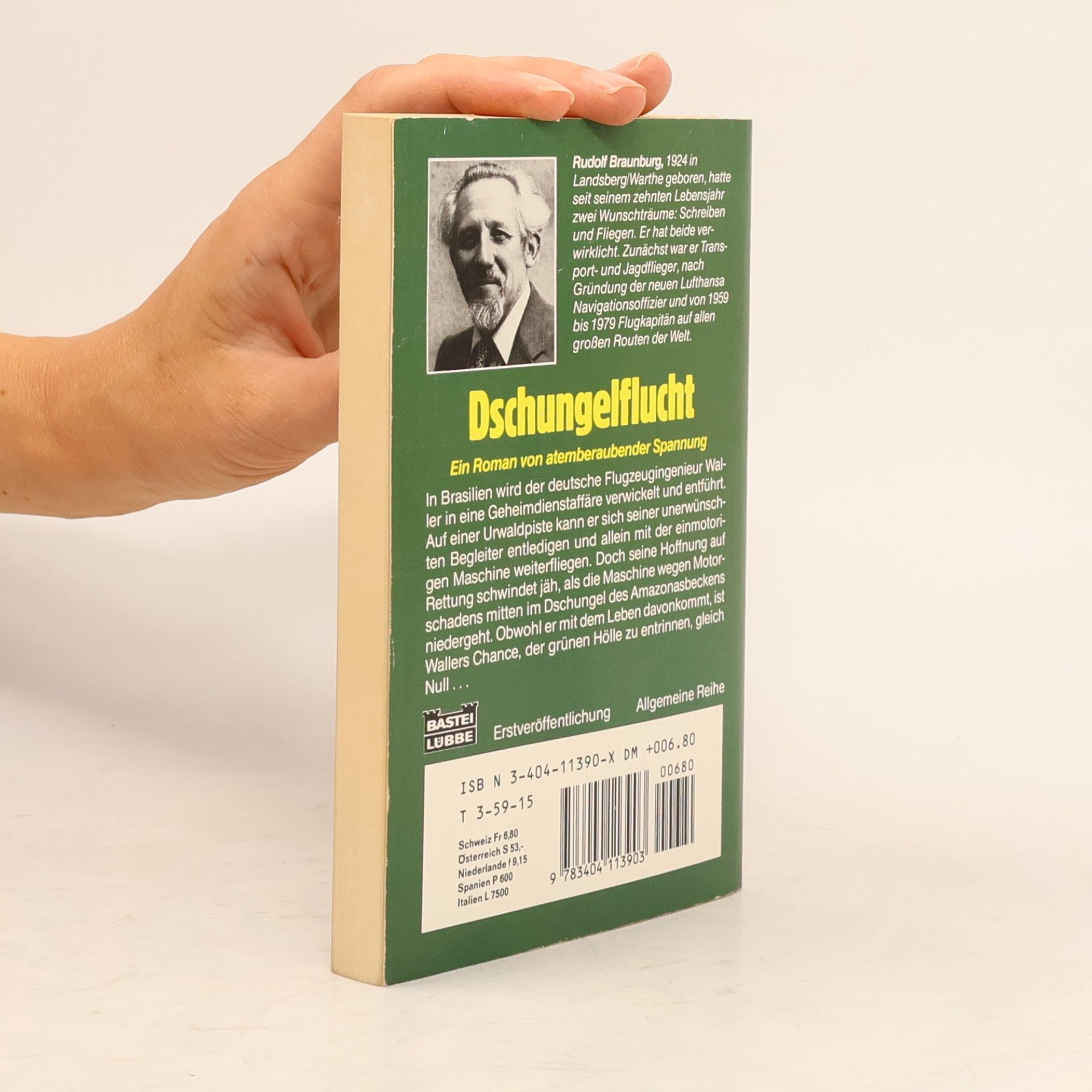 Rudolf Braunburg Dschungelflucht