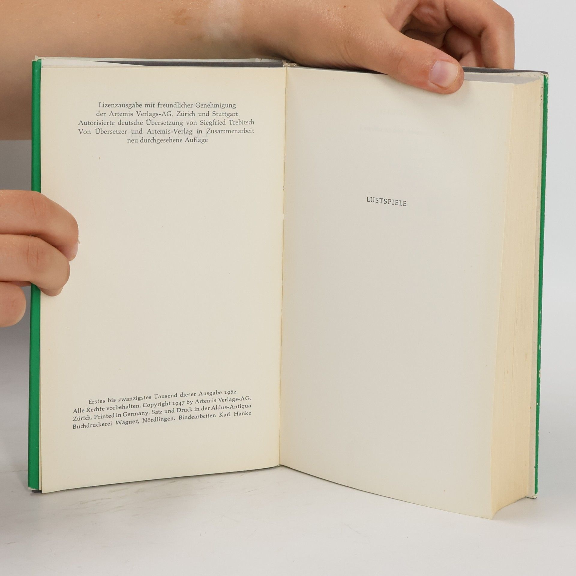 George B. Shaw Lustspiele. Der Kaiser von Amerika. Haus Herzenstod. Androklus und der Löwe. Der Arzt am Scheideweg. Helden. Der Mann des Schicksals