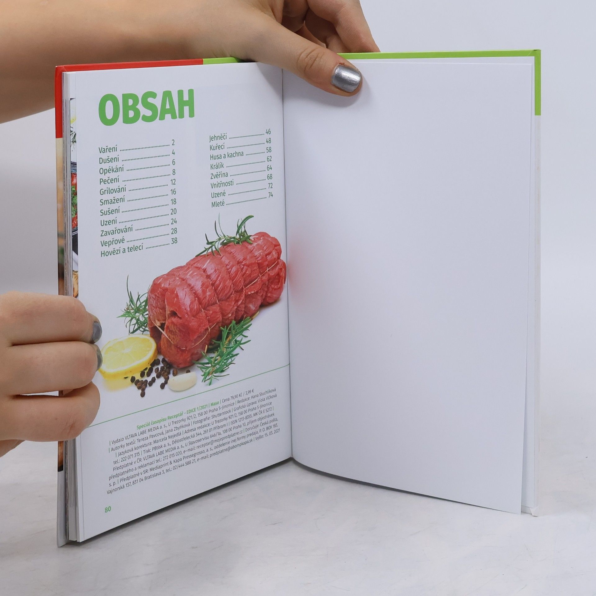Various authors Speciál časopisu Receptář. Edice 1/2021