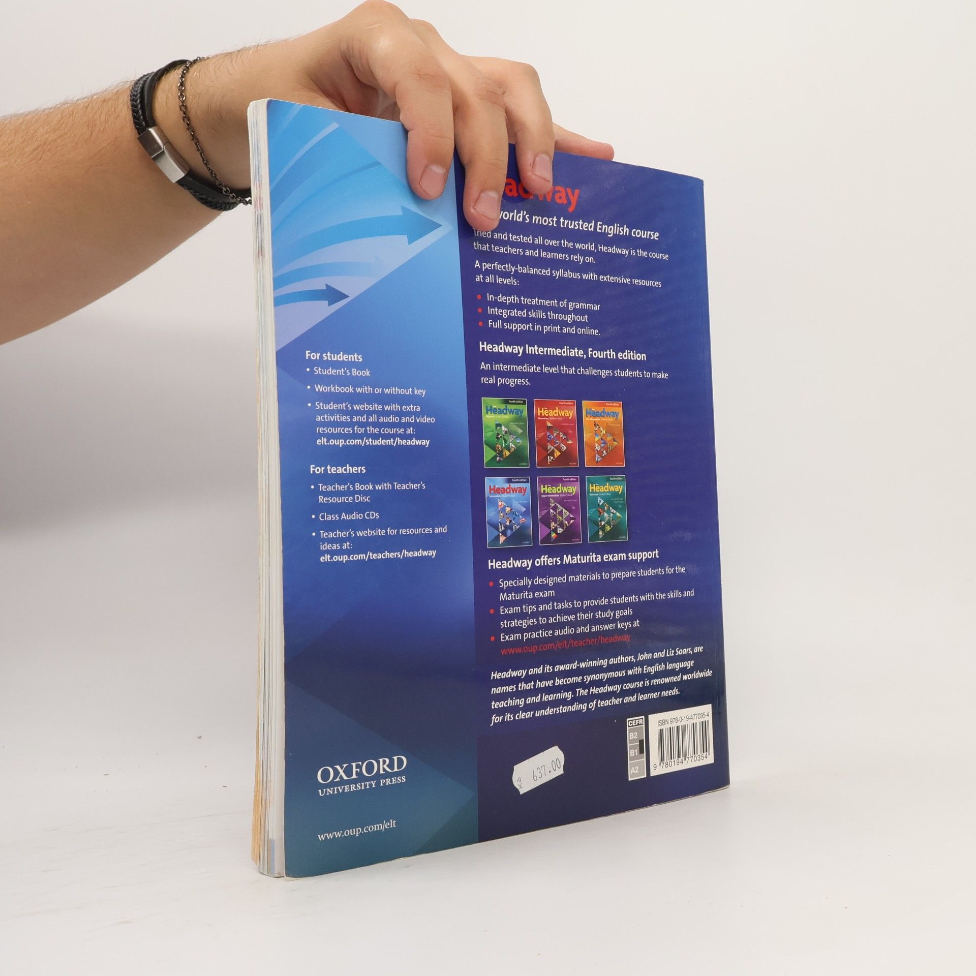 Liz Soars New Headway. Intermediate Maturita Student's Book