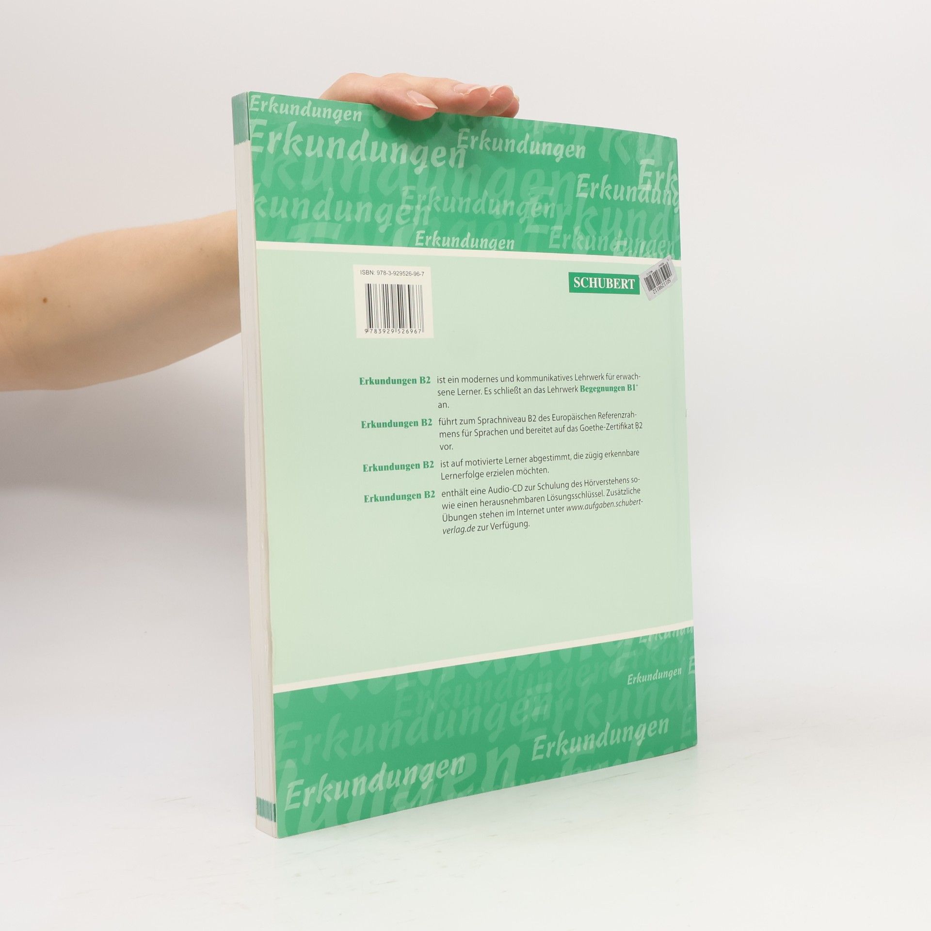 Anne Buscha Erkundungen. Deutsch als Fremdsprache. Integriertes Kurs- und Arbeitsbuch. Sprachniveau B2